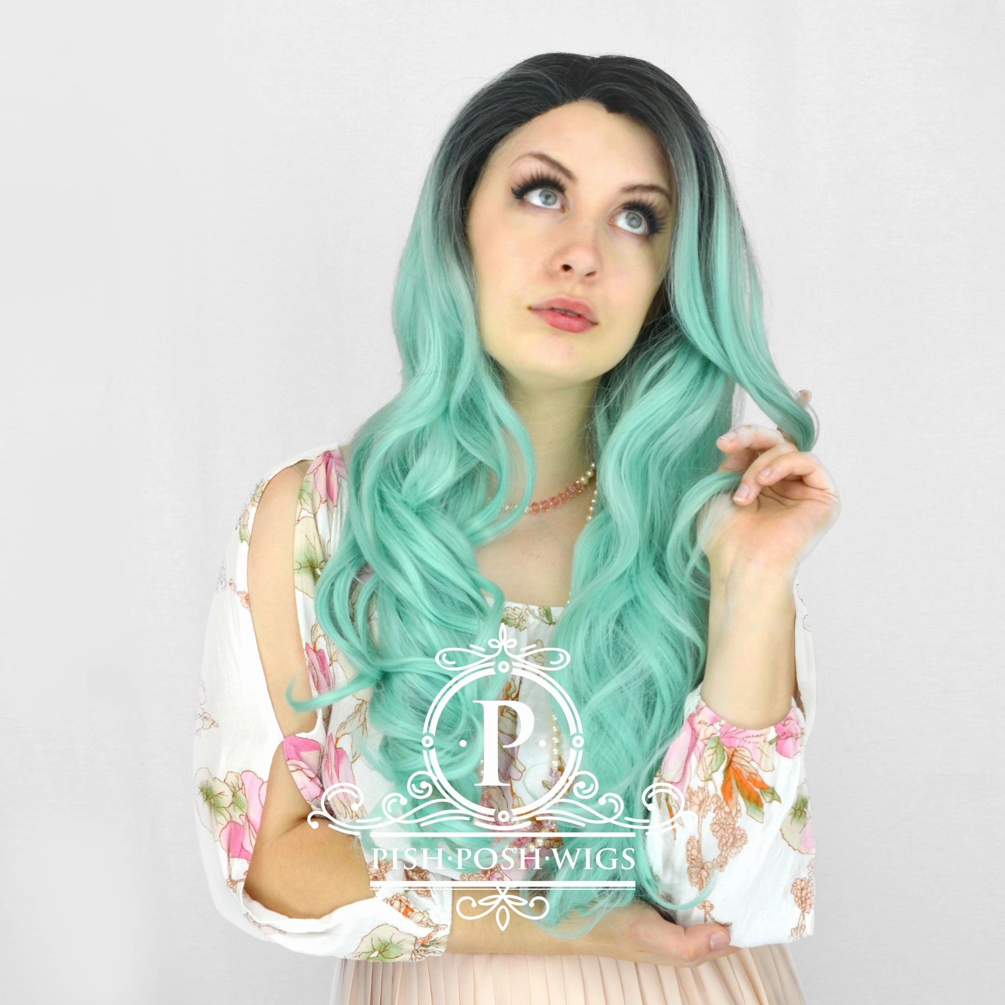 Stefani - Mint Green Wig