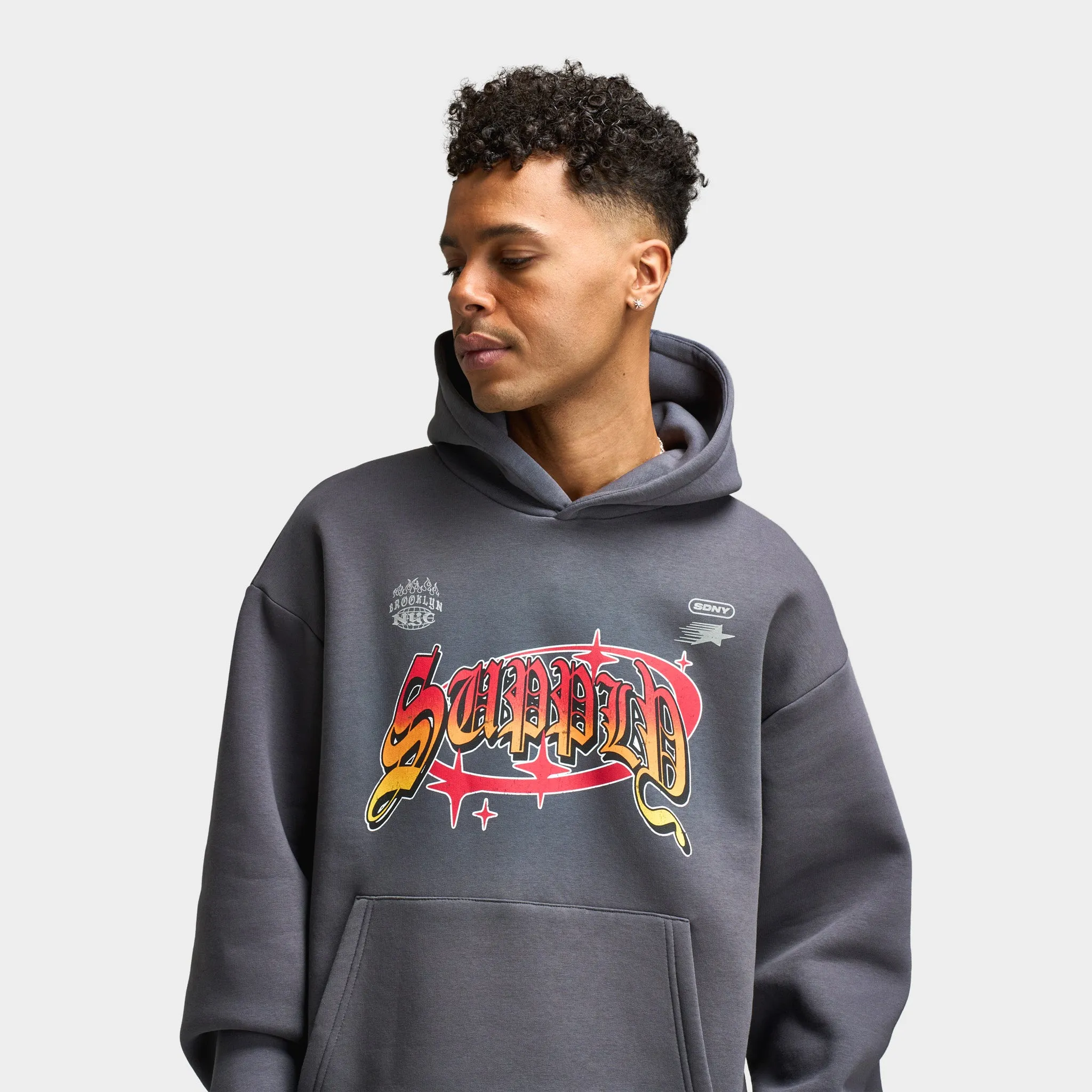 Supply & Demand Ashburn Pullover Hoodie / Dark Grey Clothing_Supply & Demand_Mens