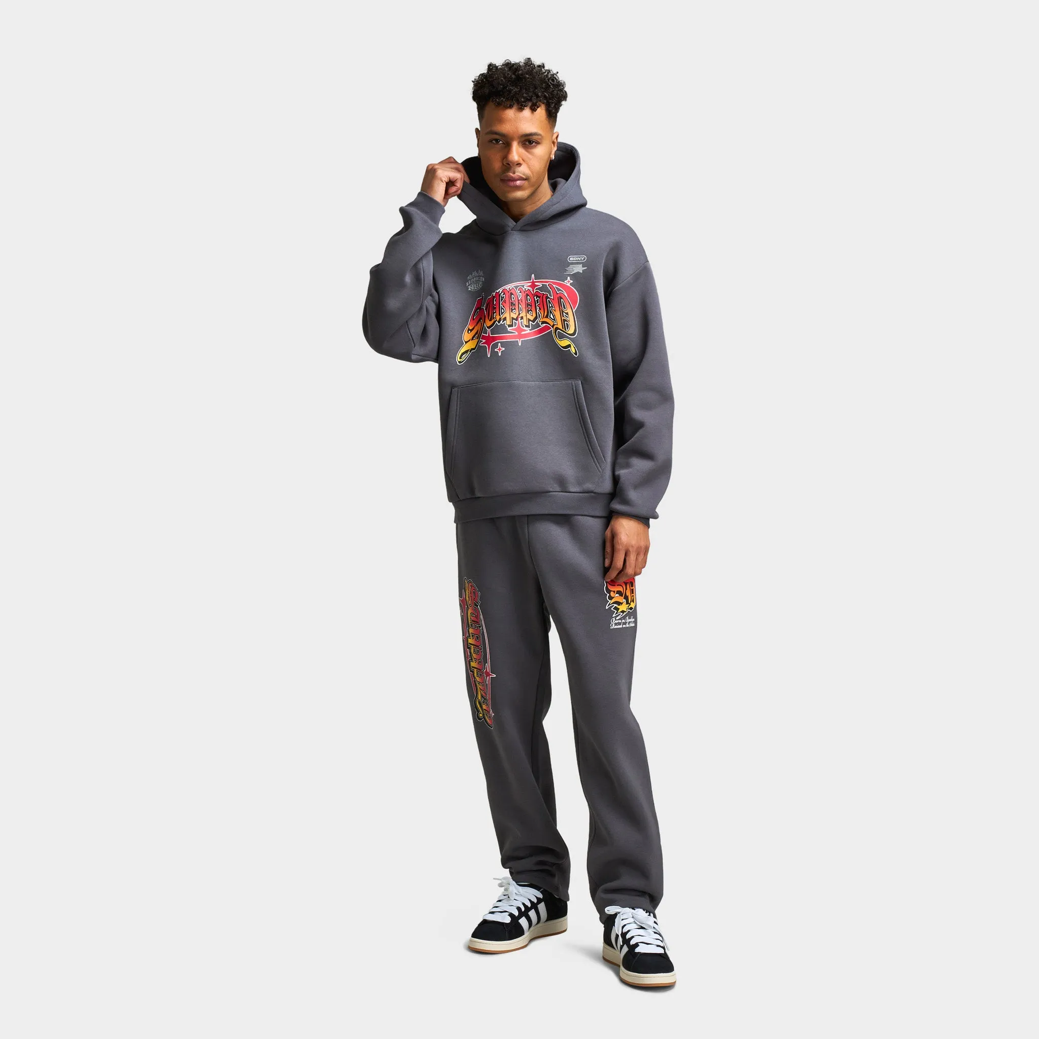 Supply & Demand Ashburn Pullover Hoodie / Dark Grey Clothing_Supply & Demand_Mens