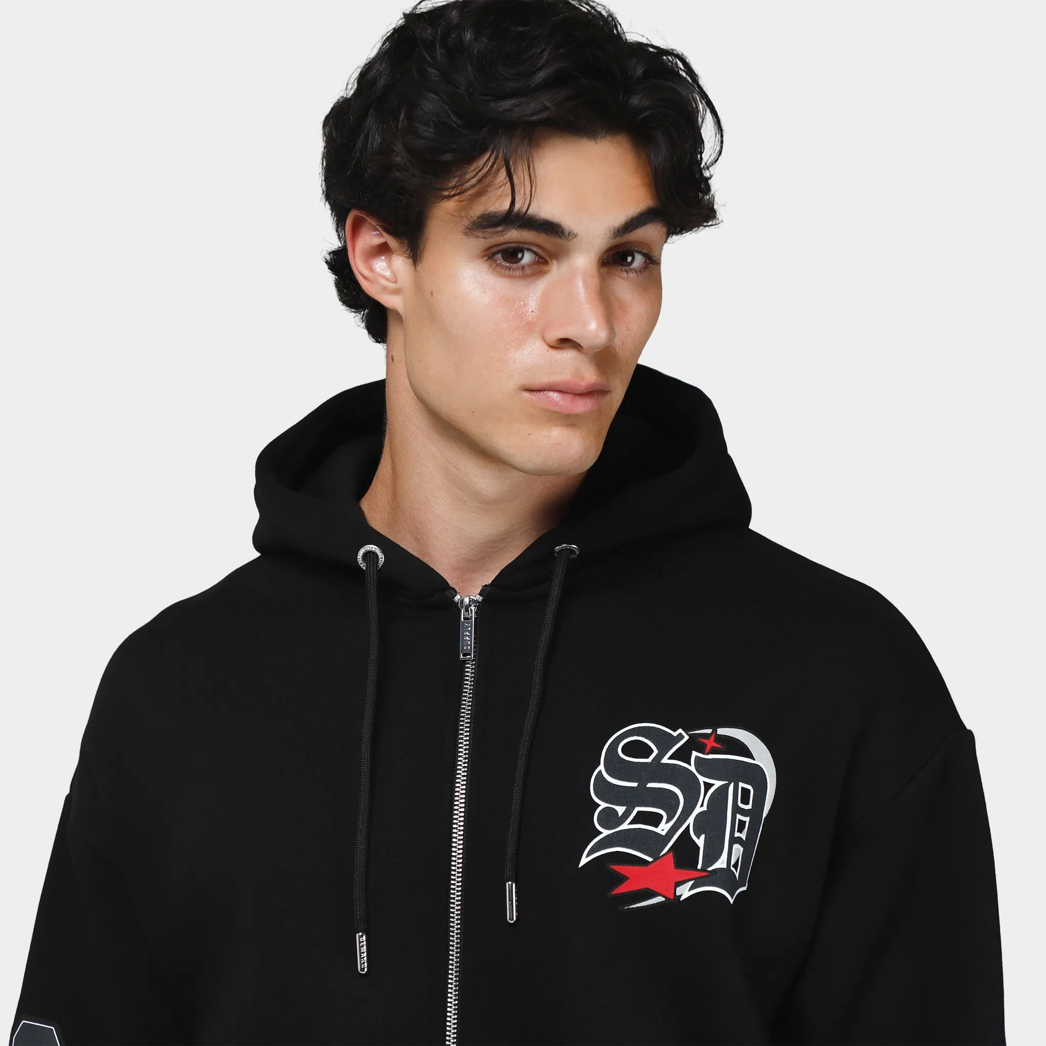 Supply & Demand Cabrera Full-Zip Hoodie / Black Clothing_Supply & Demand_Mens