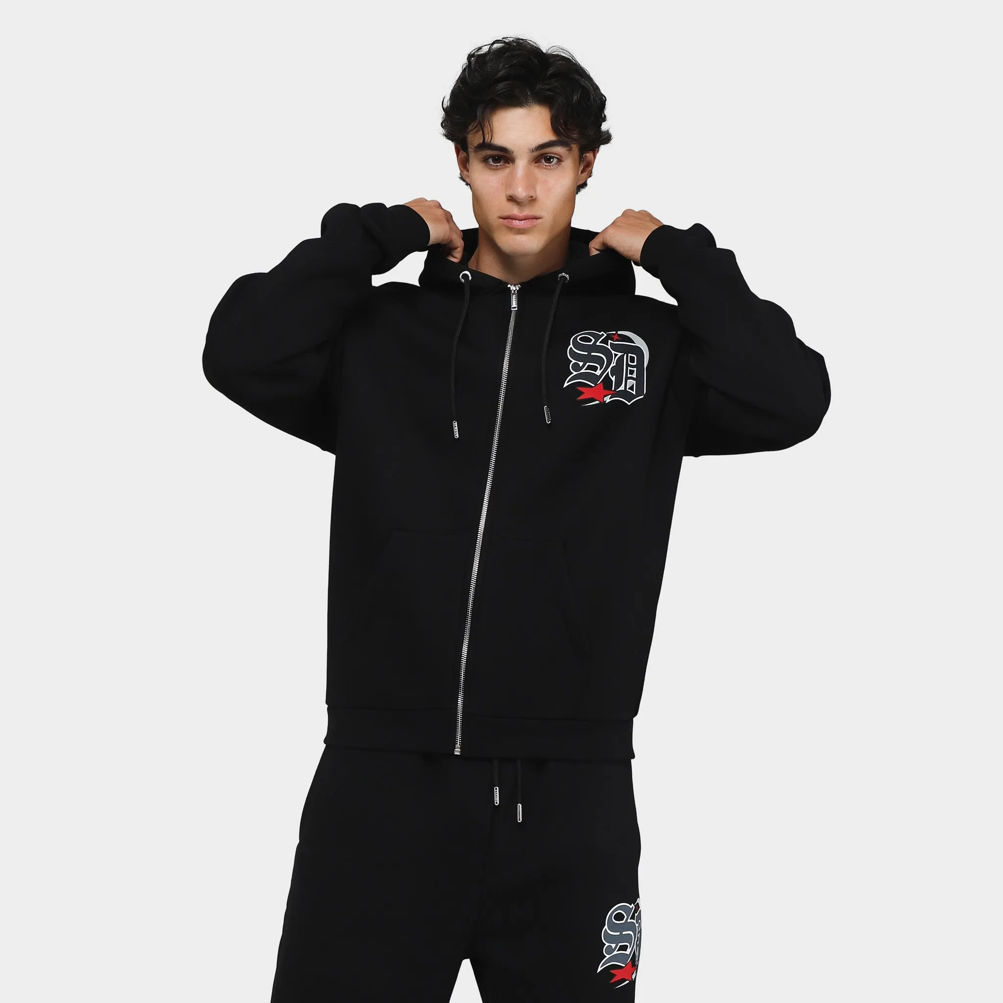 Supply & Demand Cabrera Full-Zip Hoodie / Black Clothing_Supply & Demand_Mens