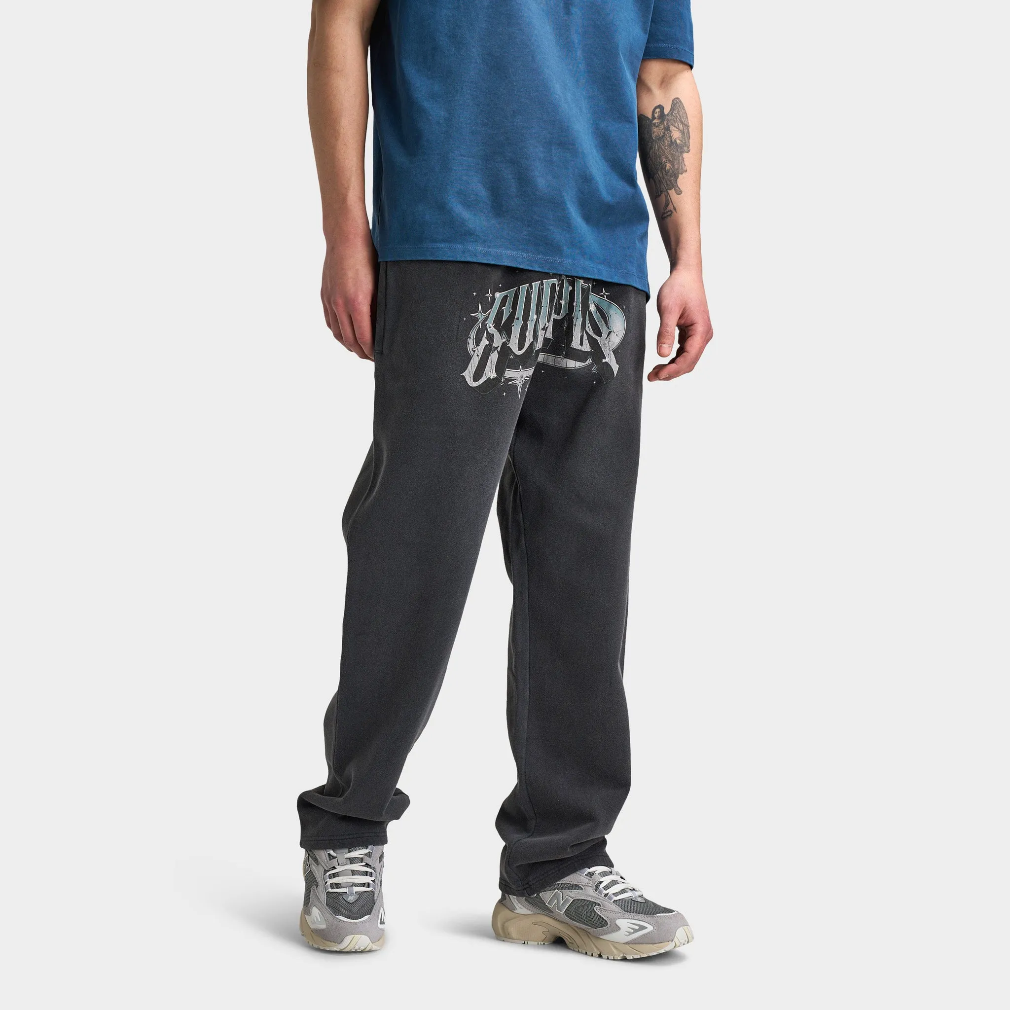 Supply & Demand Chrome Star Pants / Washed Black Clothing_Supply & Demand_Mens