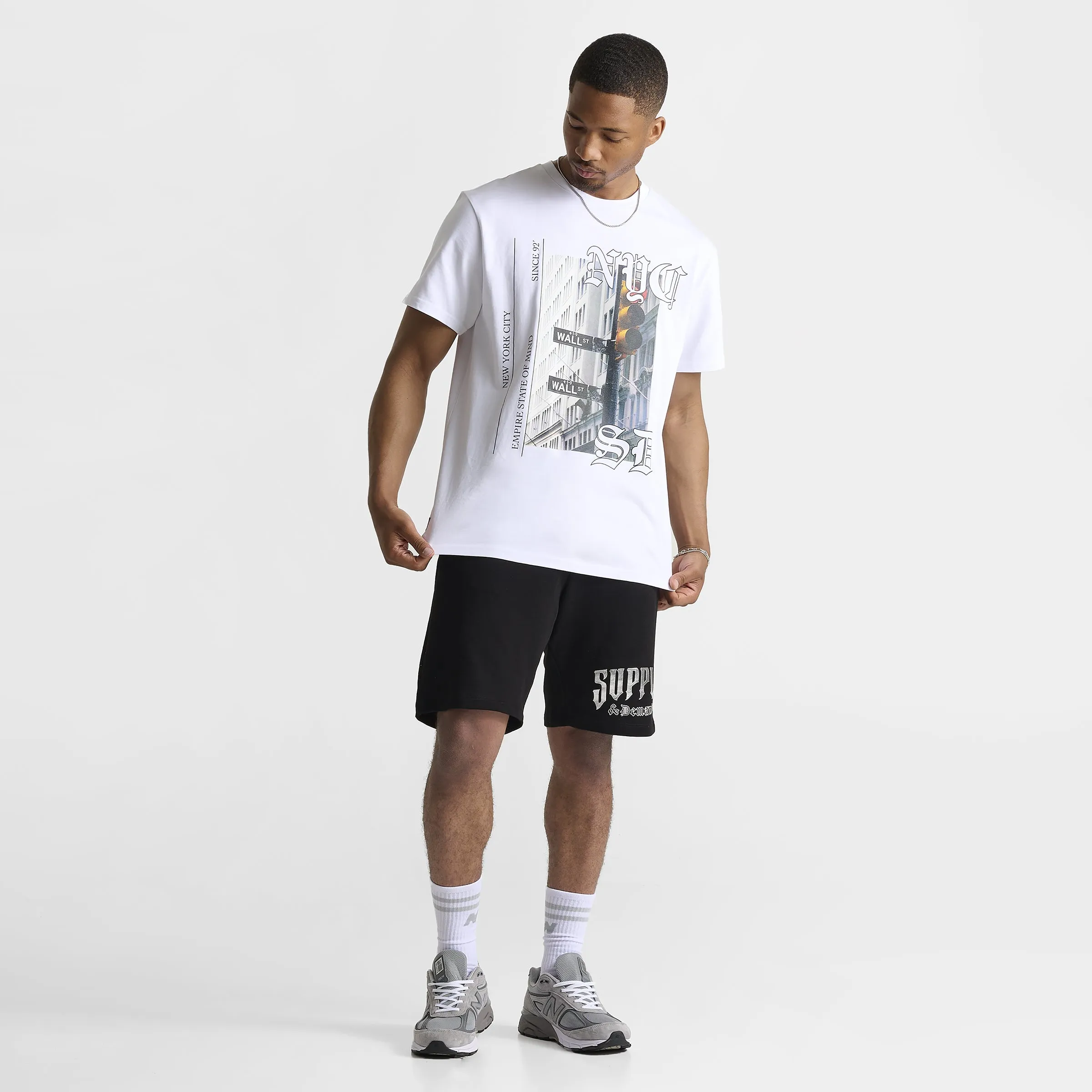 Supply & Demand Lights T-Shirt / Optic White Clothing_Supply & Demand_Mens