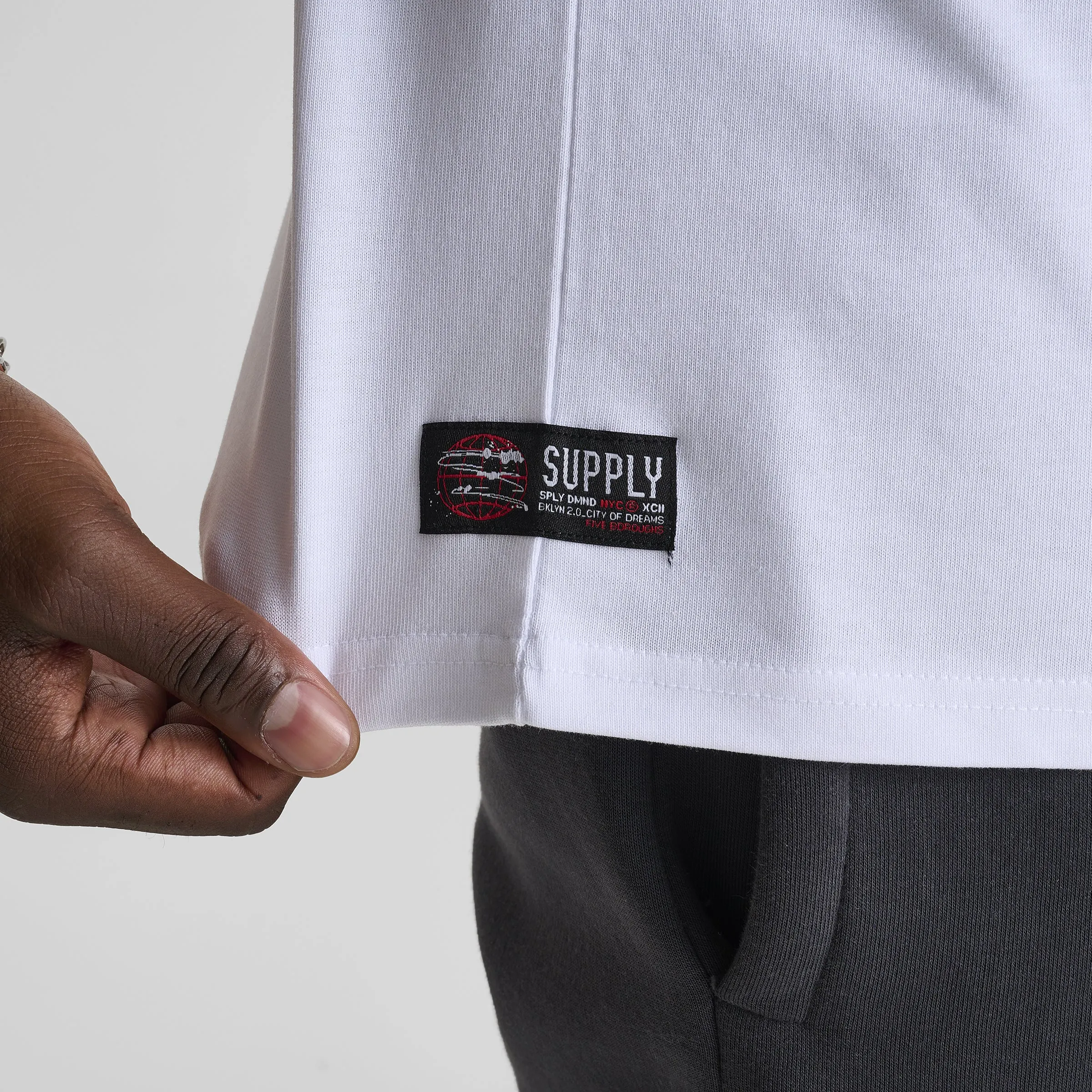 Supply & Demand Lights T-Shirt / Optic White Clothing_Supply & Demand_Mens