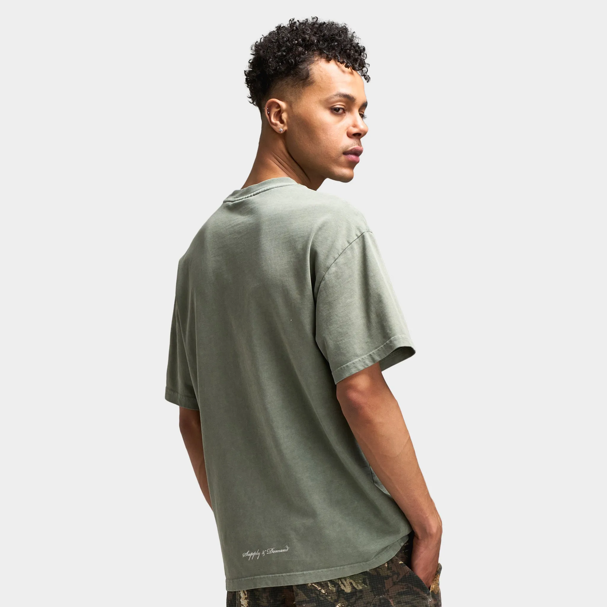 Supply & Demand Supply & Demand Aydar Graphic T-Shirt / Washed Ivy Green