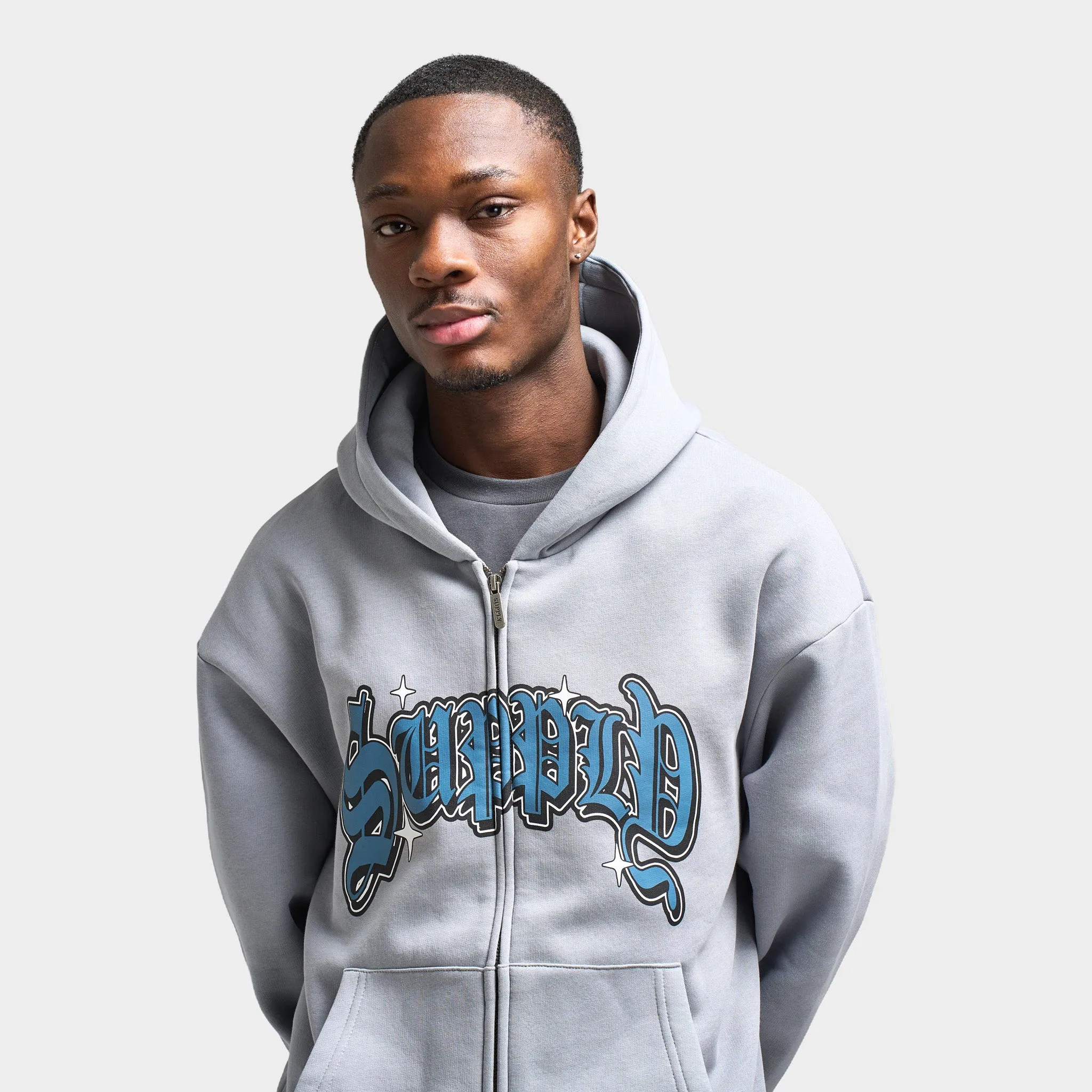 Supply & Demand Supply & Demand Brandon Full Zip Hoodie / Grey