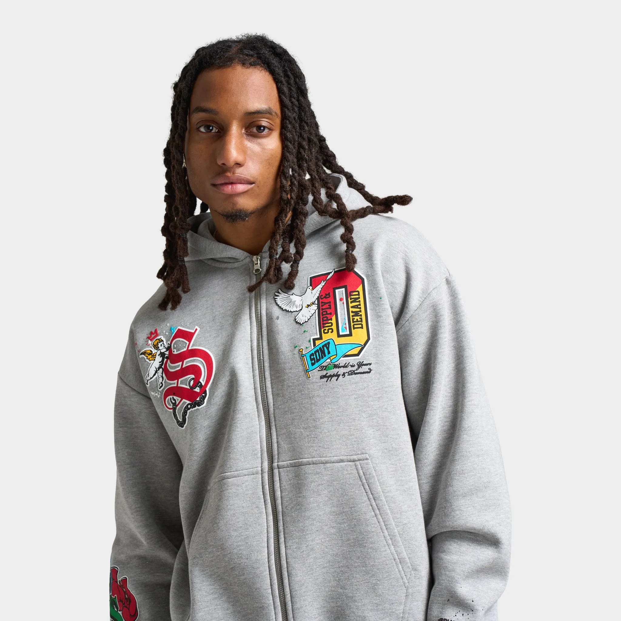 Supply & Demand Supply & Demand Cayman Full Zip Hoodie / Grey