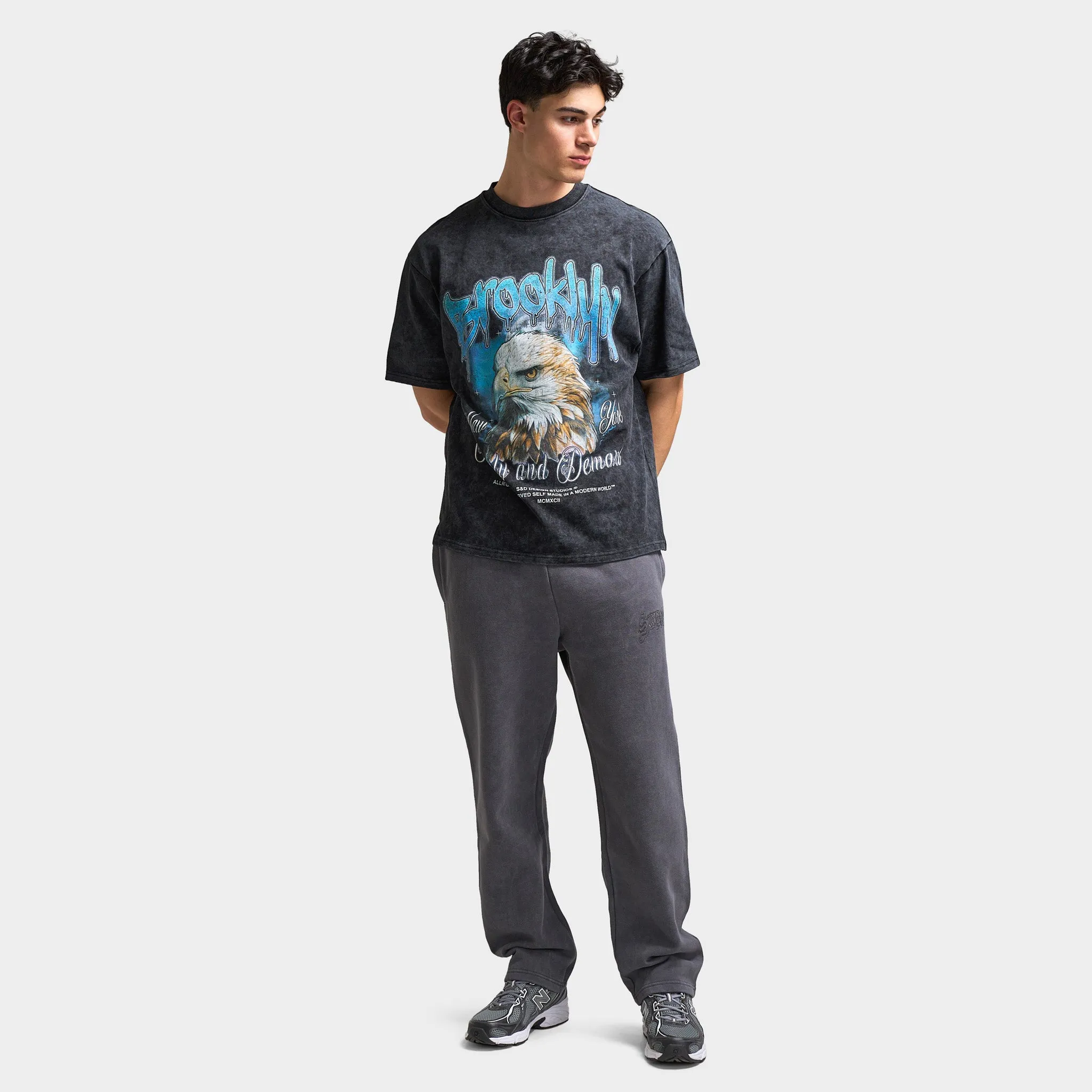 Supply & Demand Supply & Demand Irvine Graphic T-Shirt / Washed Black
