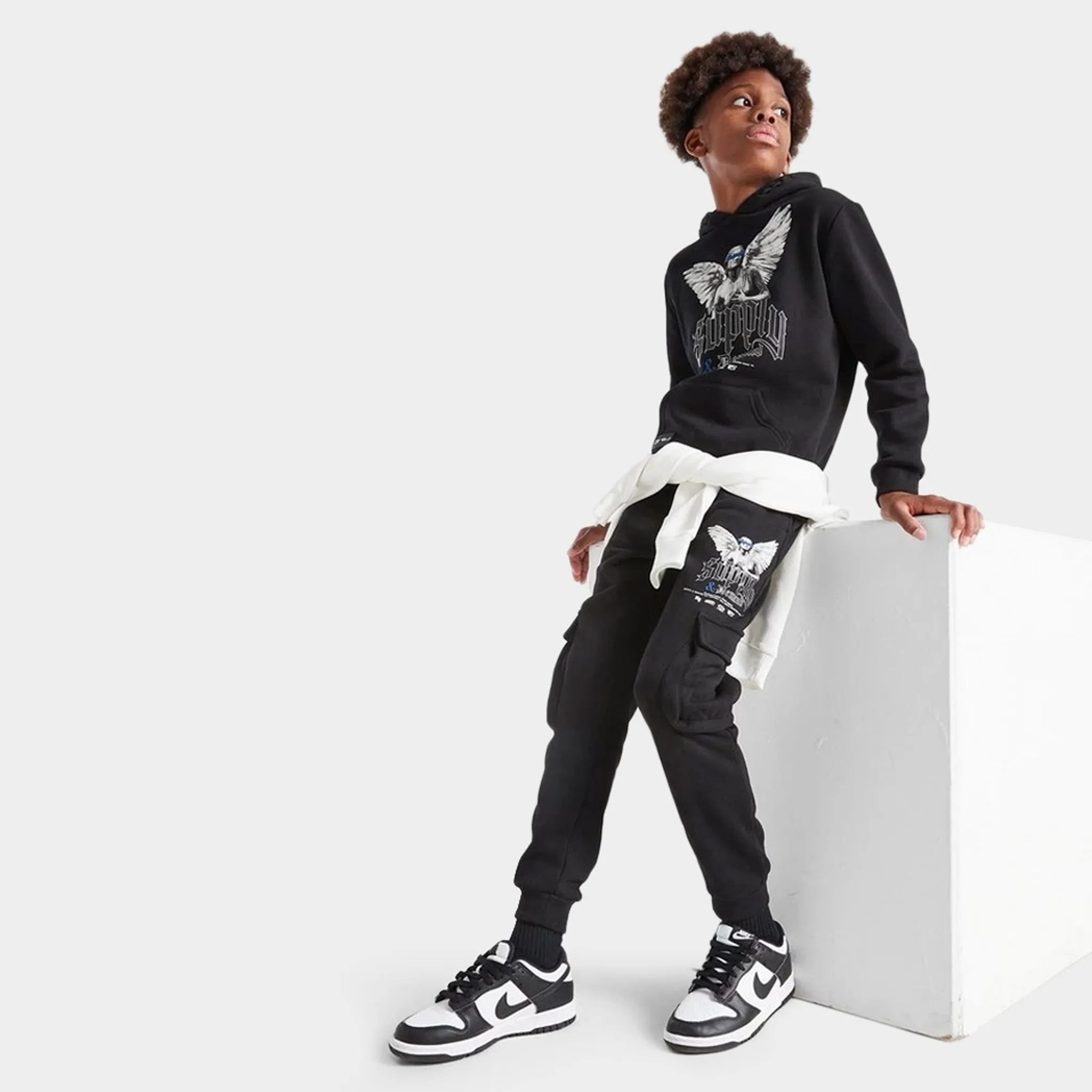 Supply & Demand Supply & Demand Junior Boys Argon Hoodie / Black