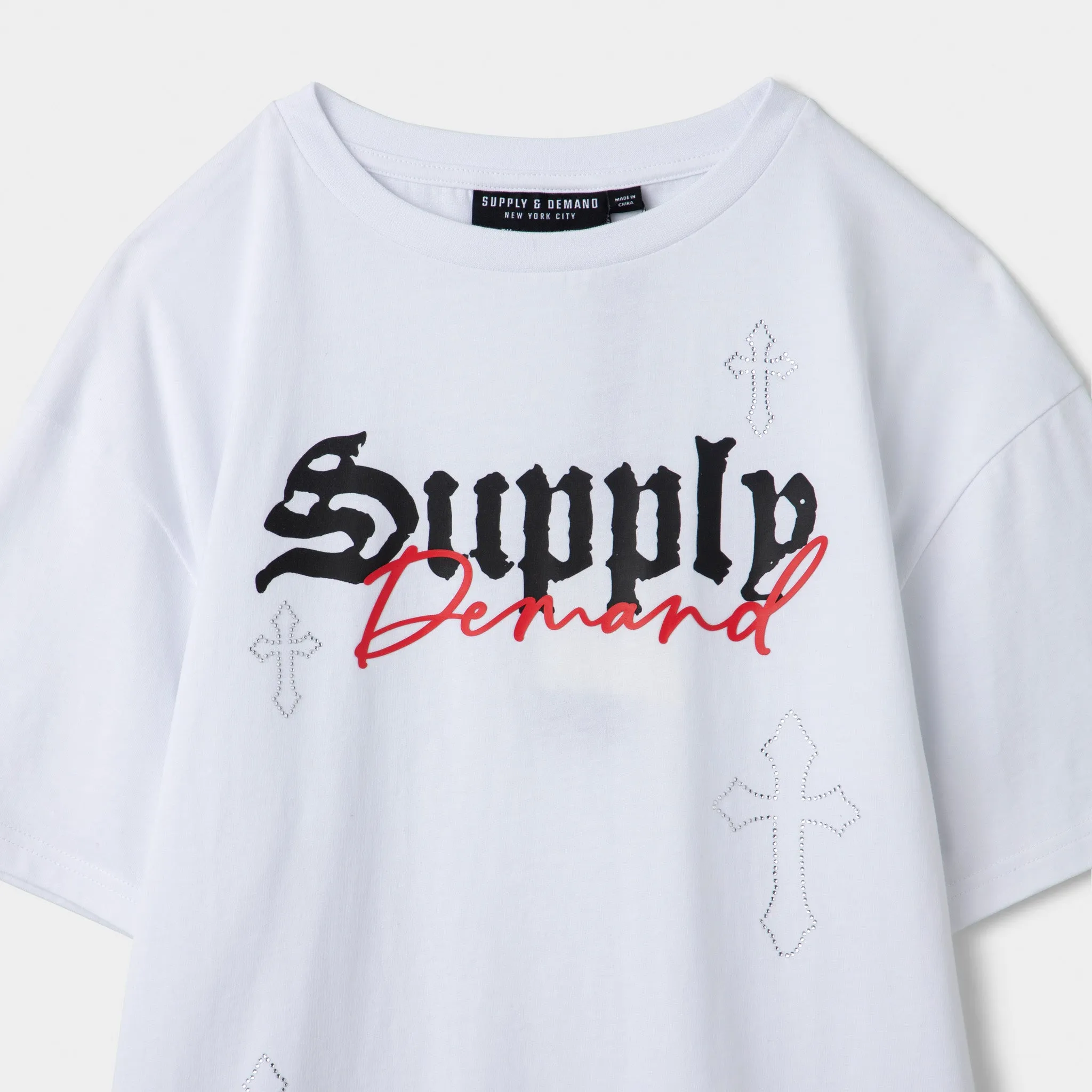 Supply & Demand Supply & Demand Junior Boys' Crosser Tee / Optic White