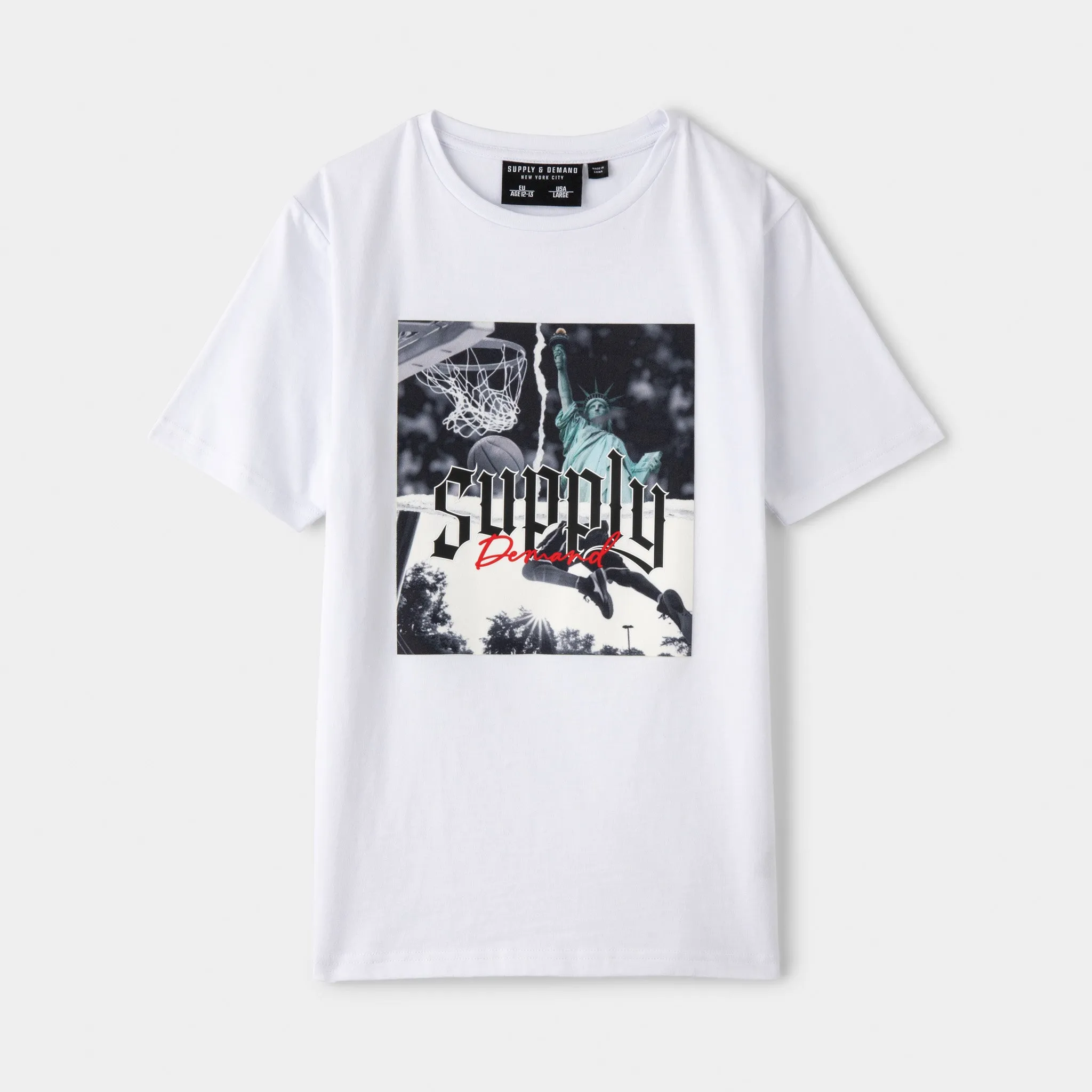 Supply & Demand Supply & Demand Junior Boys' Elver T-shirt / White