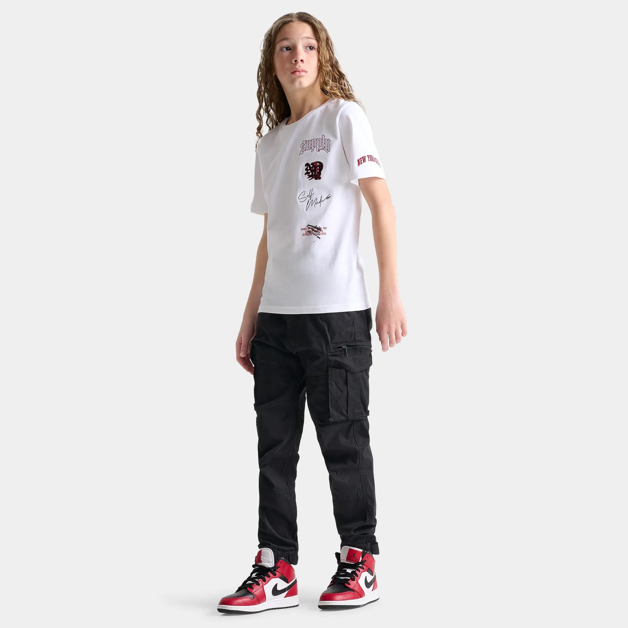 Supply & Demand Supply & Demand Junior Boys' Hessa T-shirt / White
