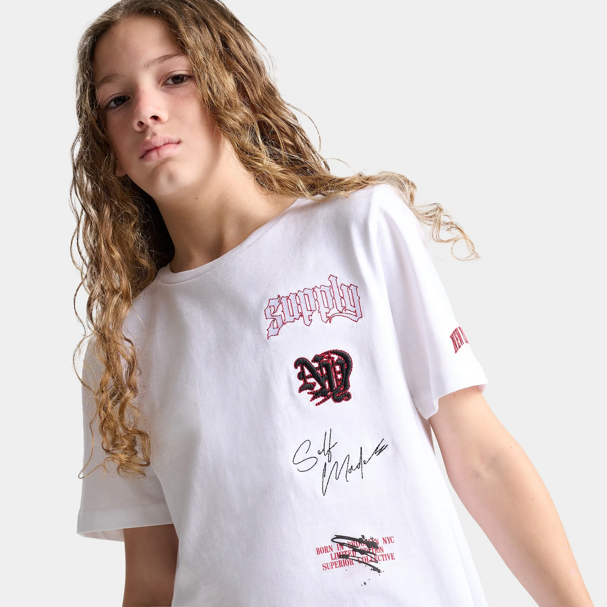 Supply & Demand Supply & Demand Junior Boys' Hessa T-shirt / White