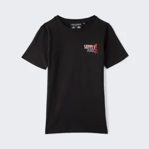 Supply & Demand Supply & Demand Junior Boys' Jetter T-Shirt / Black
