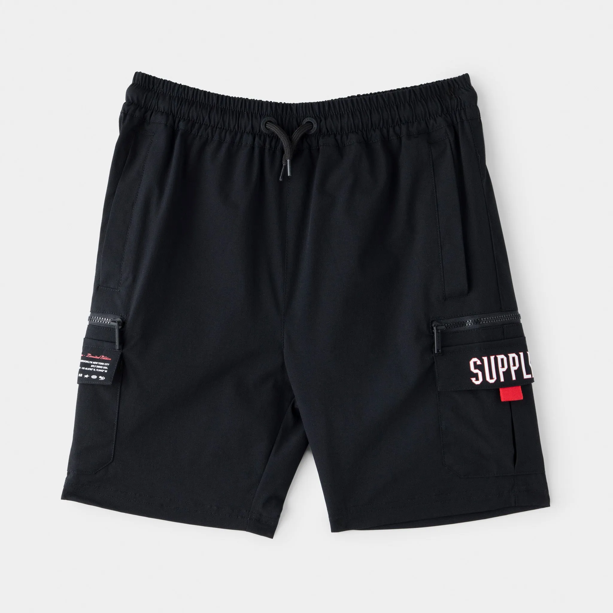 Supply & Demand Supply & Demand Junior Boys' Split Woven Shorts / Black