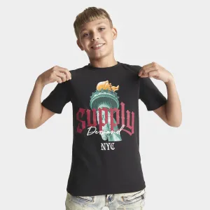Supply & Demand Supply & Demand Junior Boys' Torch T-shirt / Black