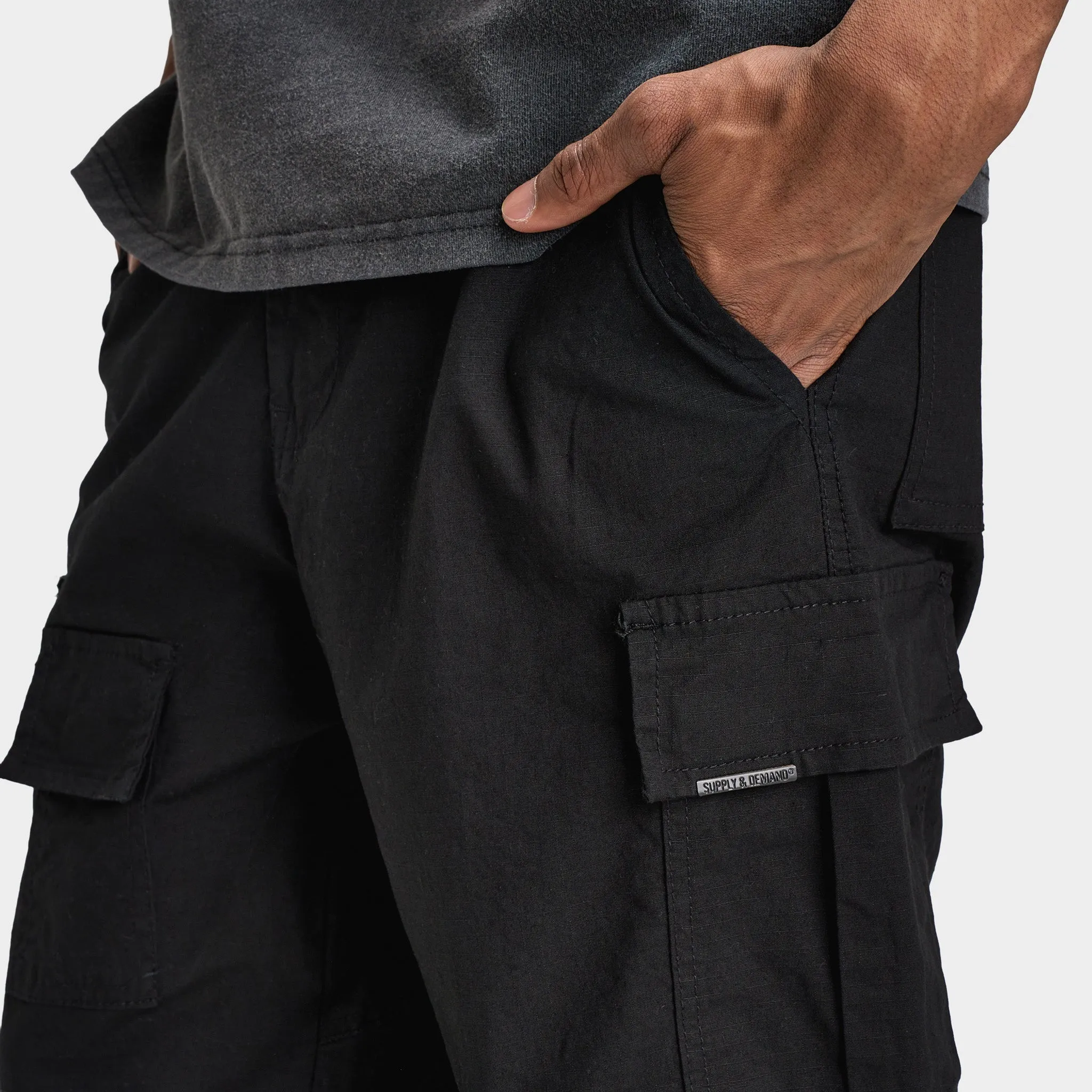 Supply & Demand Supply & Demand Strap Cargo Pants / Black