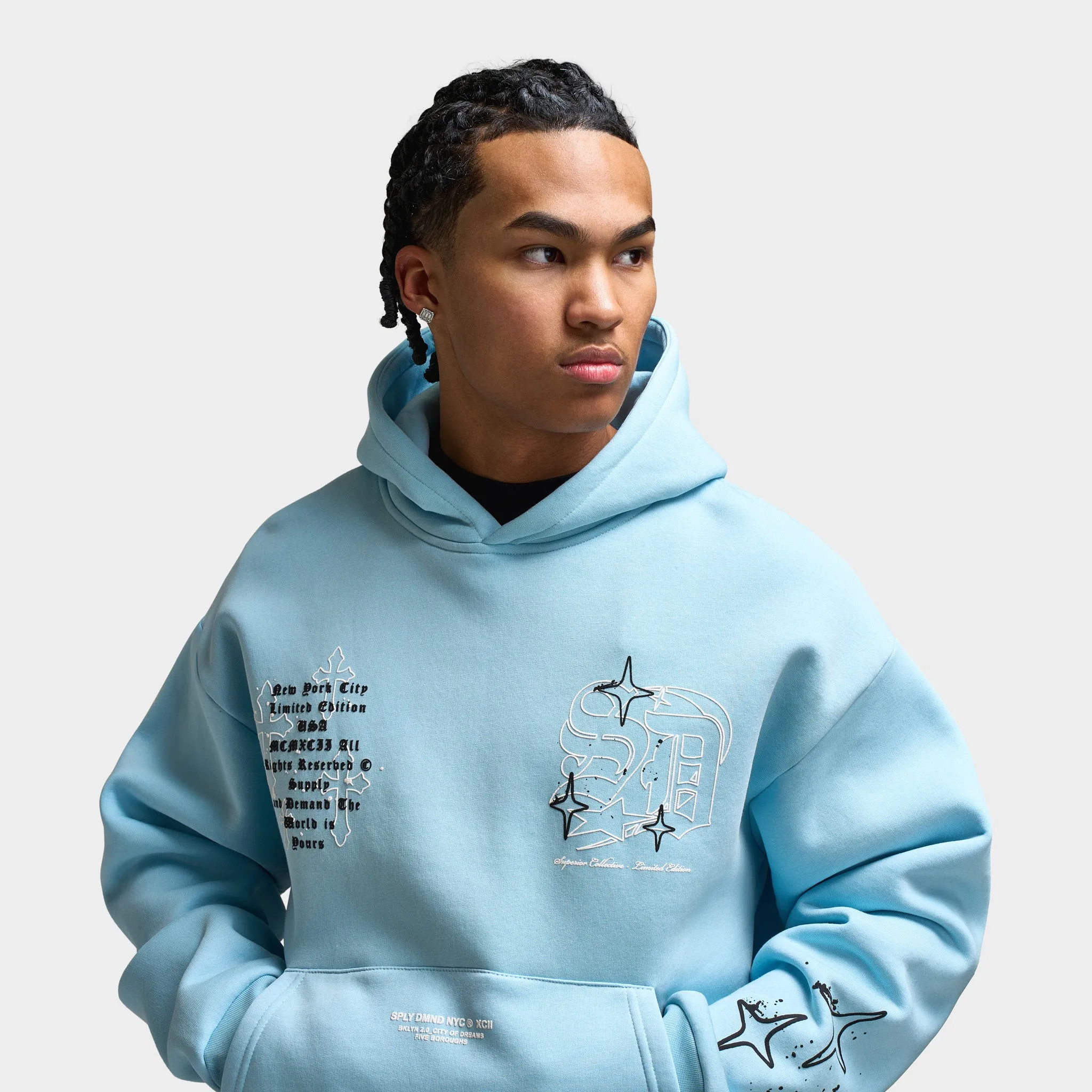 Supply & Demand Supply & Demand Vito Hoodie / Light Blue