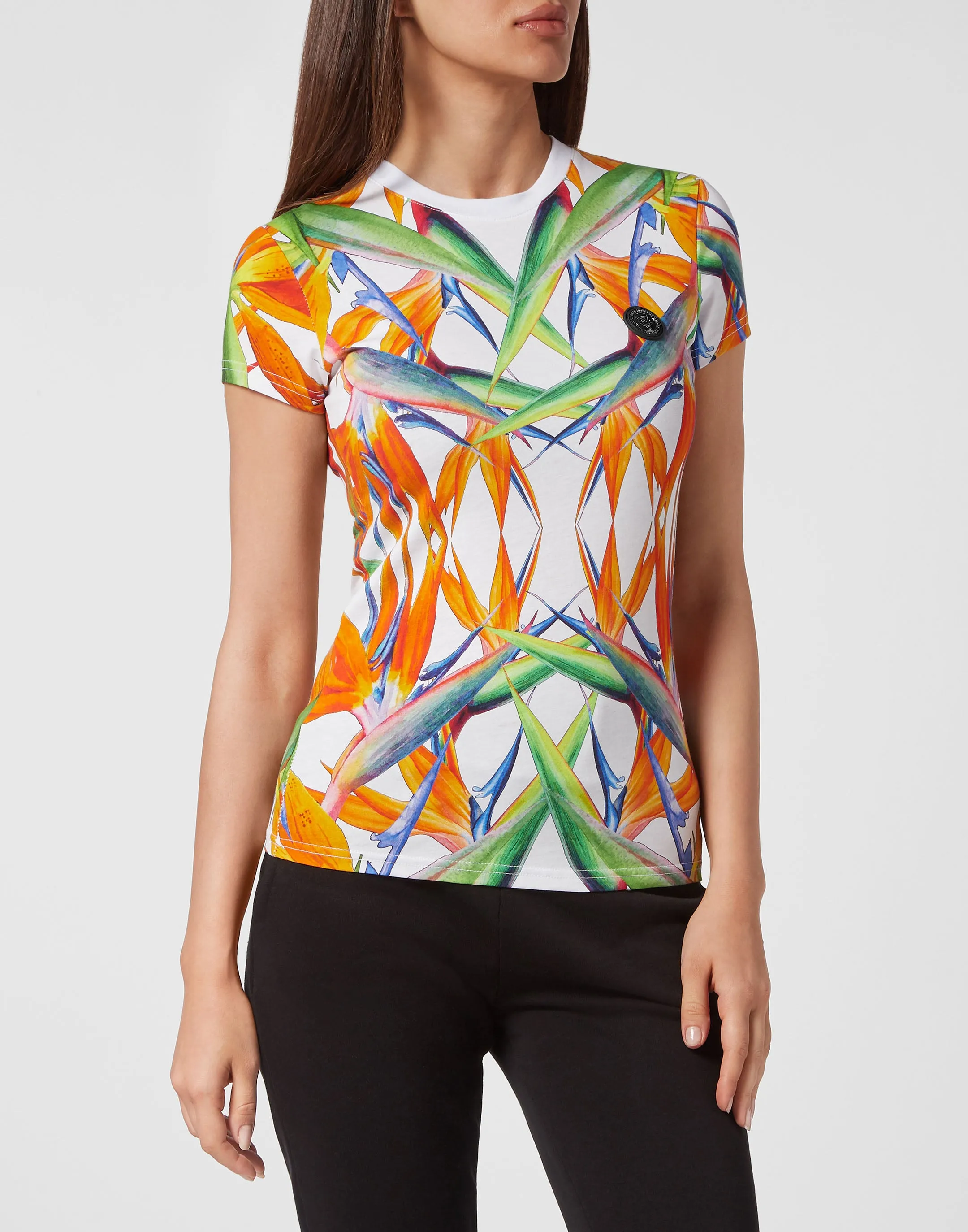 T-shirt Round Neck Sexy Pure Fit