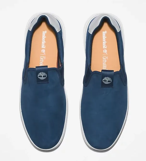 Timberland Seneca Bay Nubuck Slip On Navy