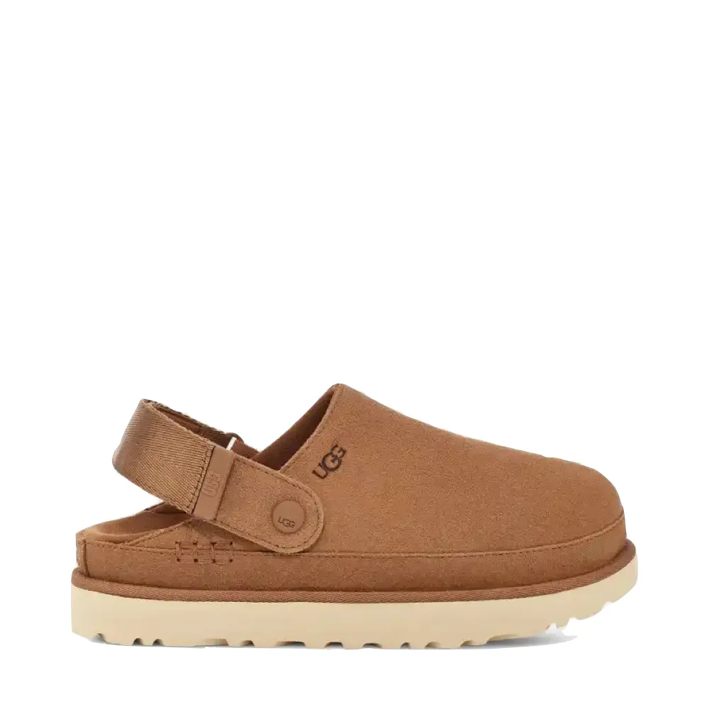 Ugg Women's Goldenstar Platform Clog in Chestnut