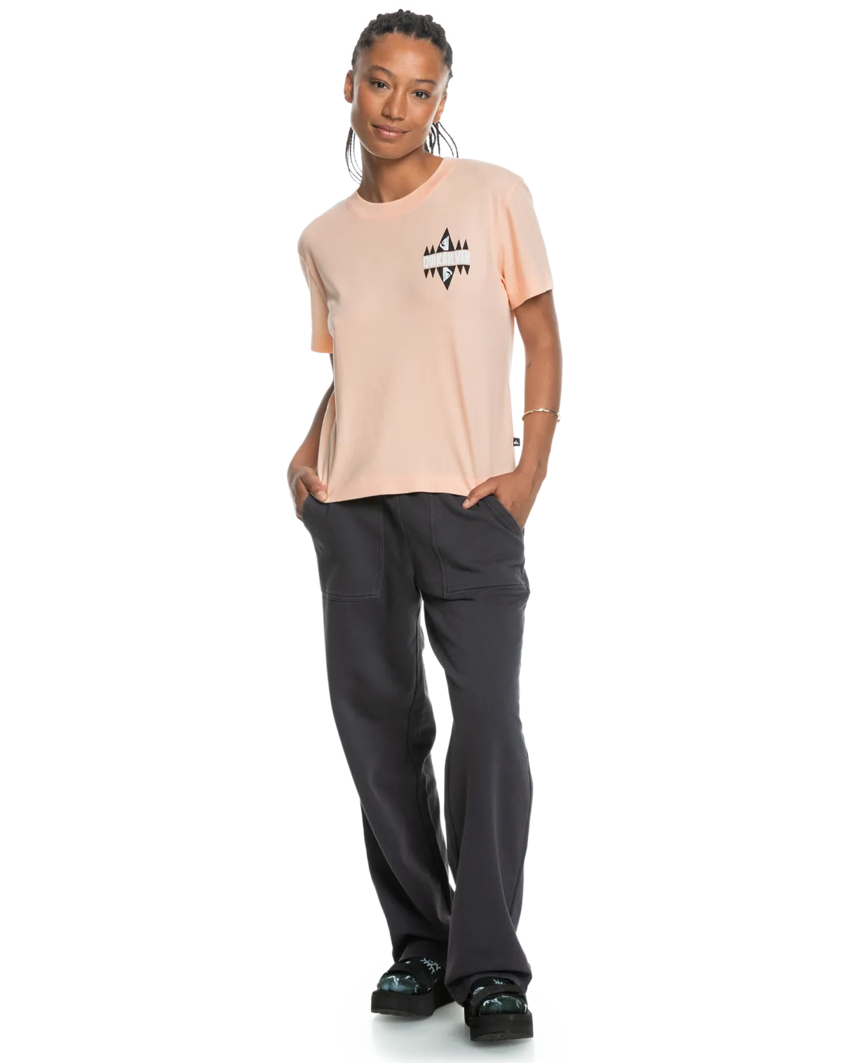Uni Screen T-Shirt in Peach Parfait