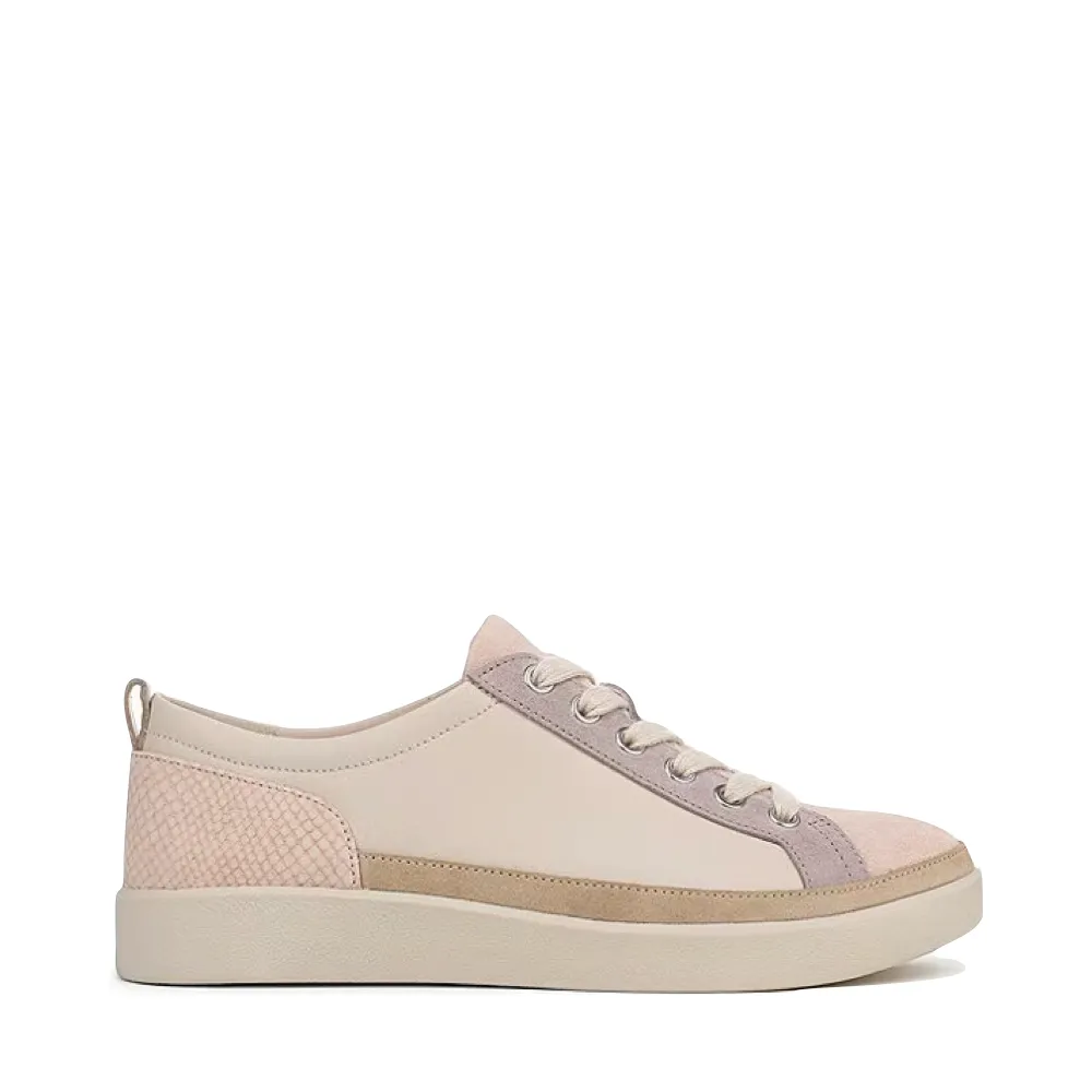 Vionic Women's Winny Lace Sneaker in Parchment/Cameo Rose