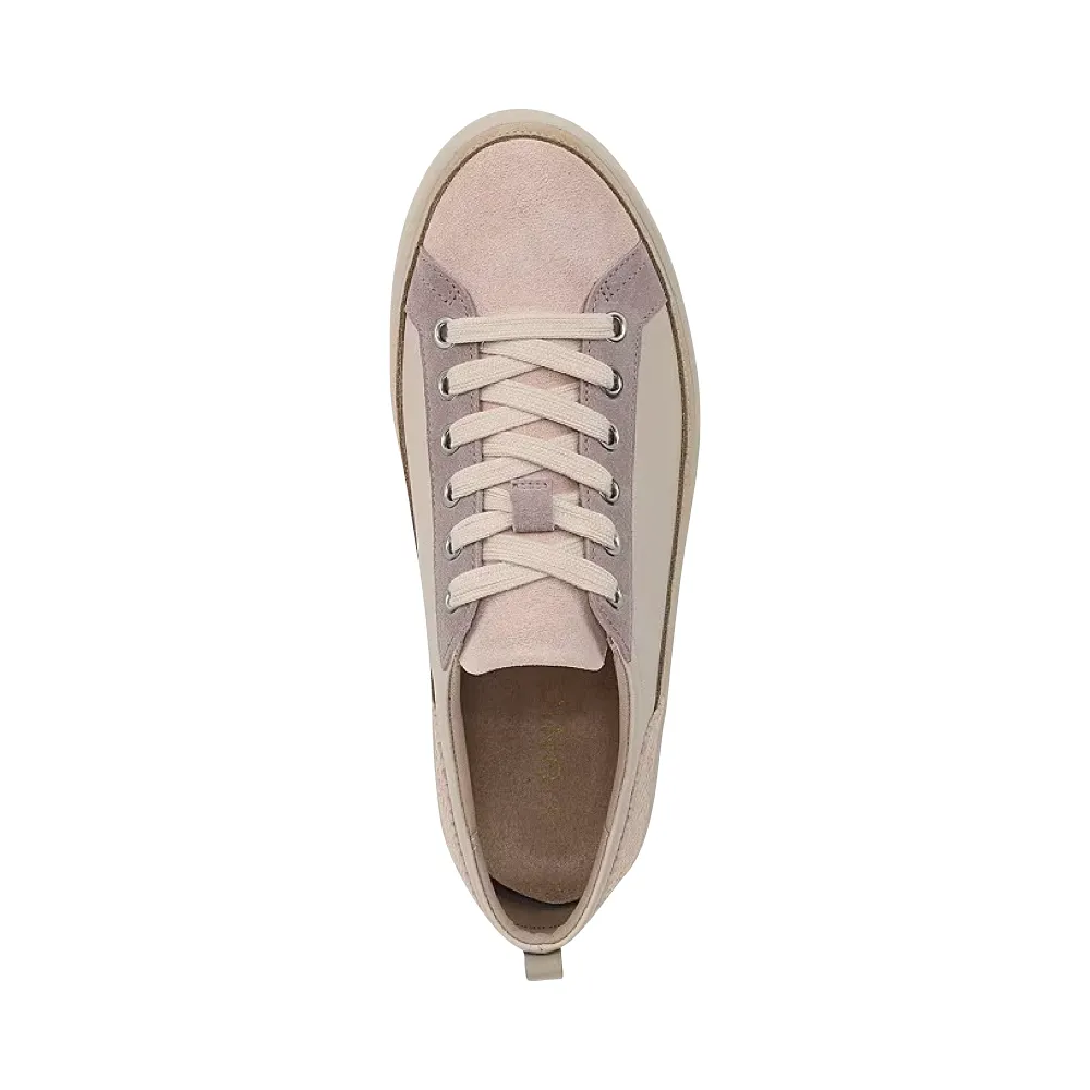Vionic Women's Winny Lace Sneaker in Parchment/Cameo Rose