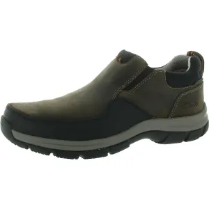 WALPATH Mens Slip Resistant Leather Work & Safety Shoes