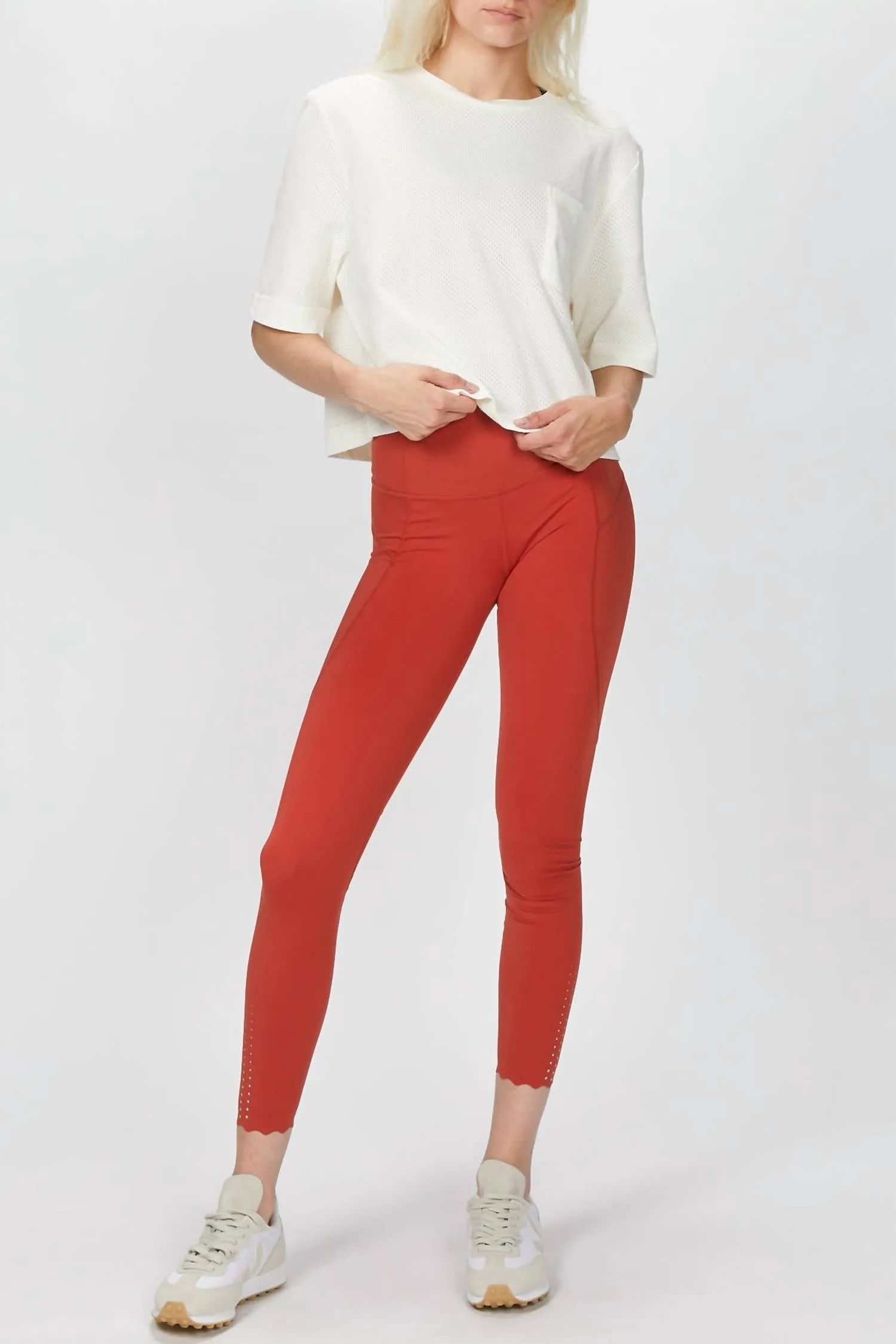 Wesley Legging In Spiced Red