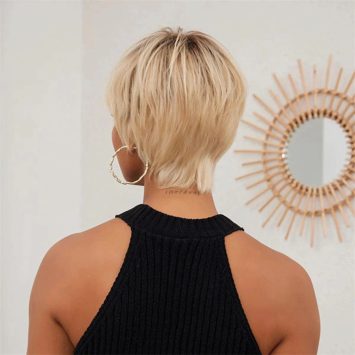 Wigs Short Blonde
