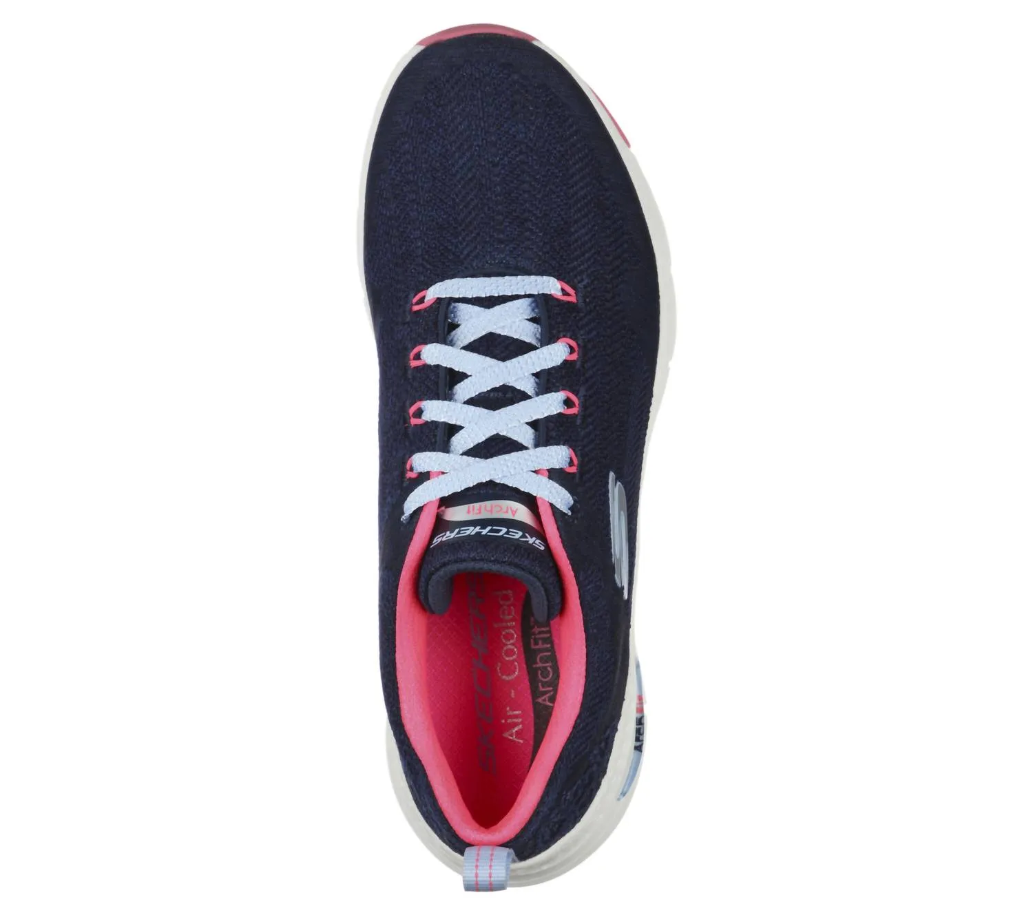 Women's Arch Fit-Comfy Wave Shoes In Navy/hot Pink
