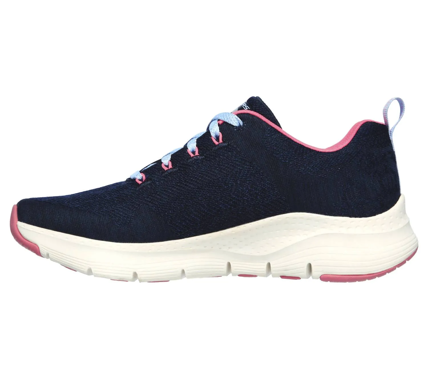 Women's Arch Fit-Comfy Wave Shoes In Navy/hot Pink