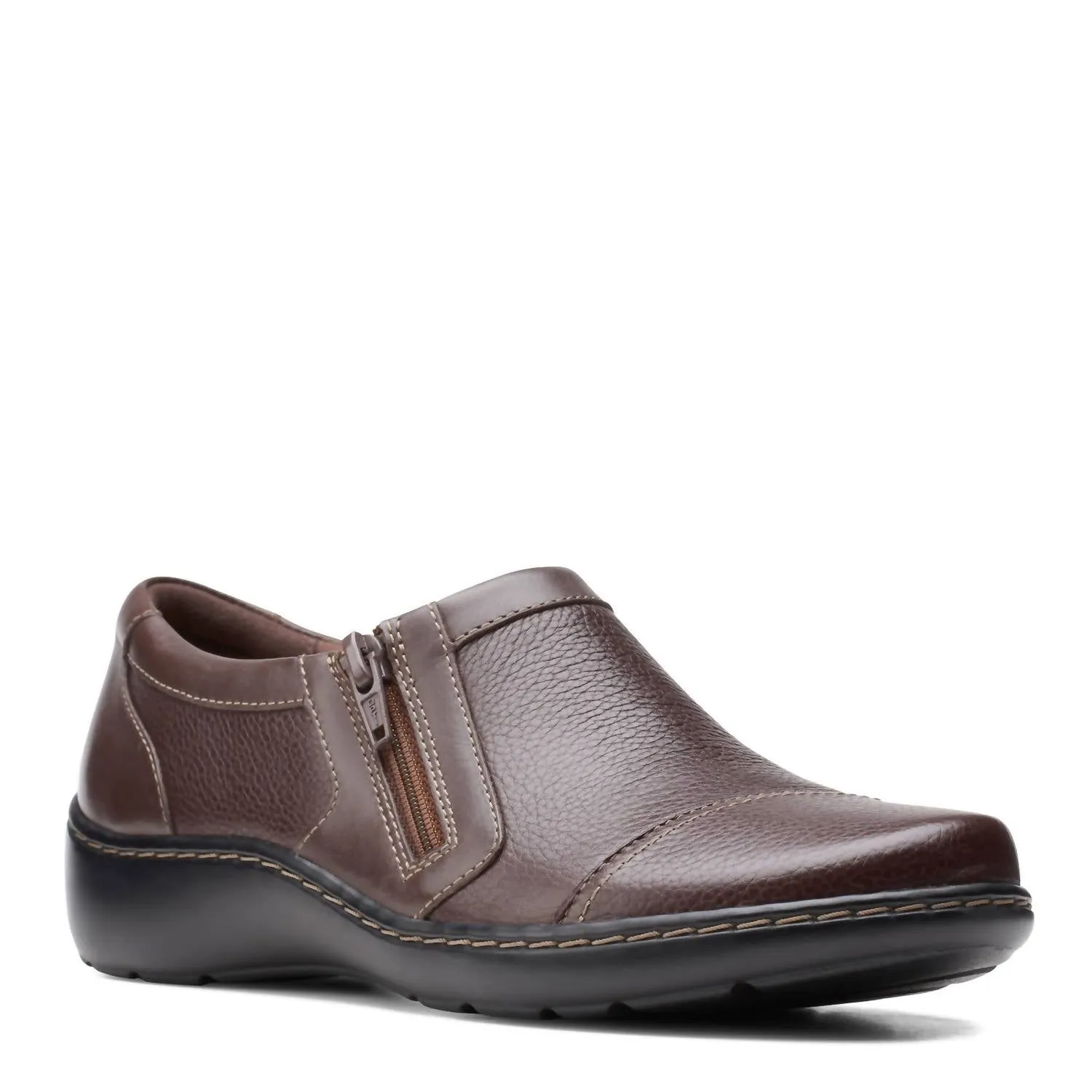 Women's Cora Giny Loafer In Dark Brown Tumbled