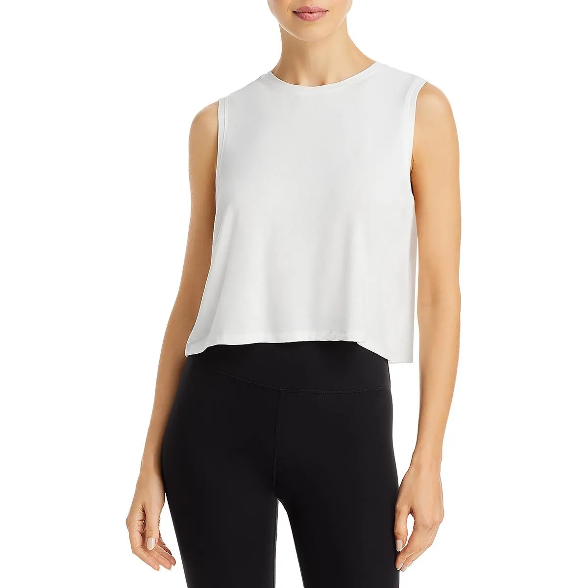 Womens Cropped Workout Tank Top