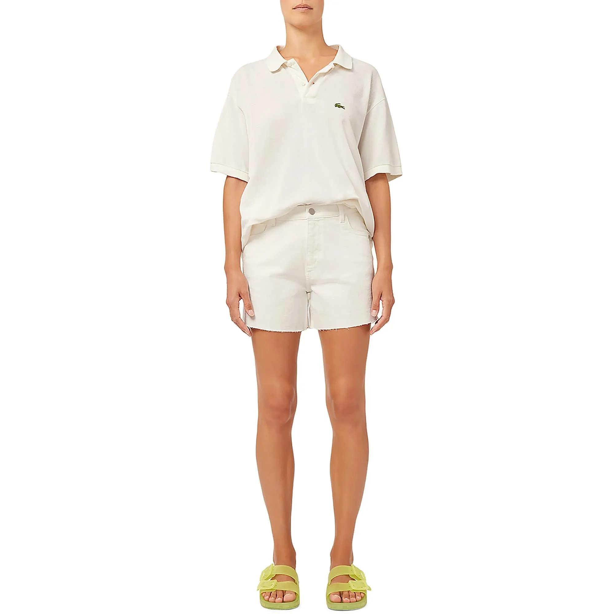 Womens Denim Raw Hem Cutoff Shorts