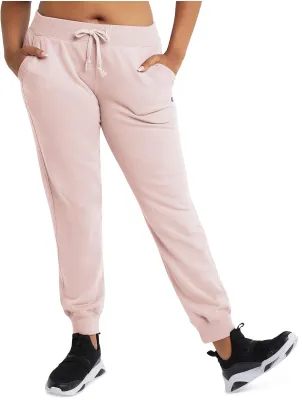Womens Drawstring Hem Cotton Jogger Pants