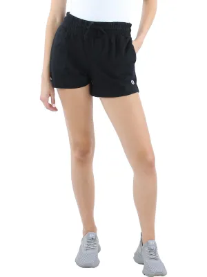 Womens Drawstring Hem Fitness Shorts