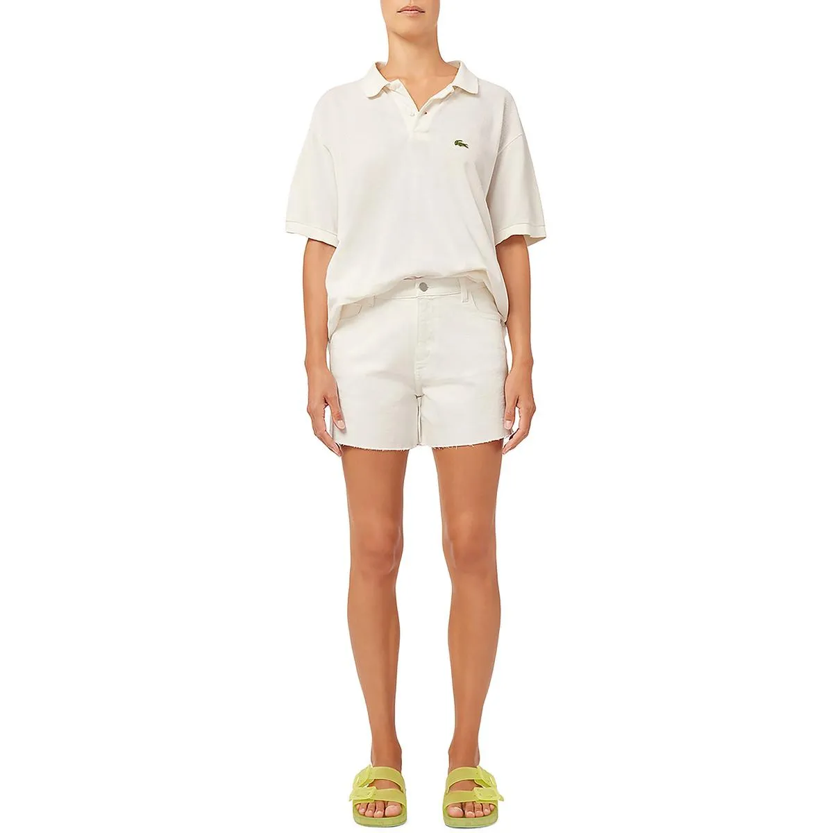 Womens Frayed-Hem Short Cutoff Shorts