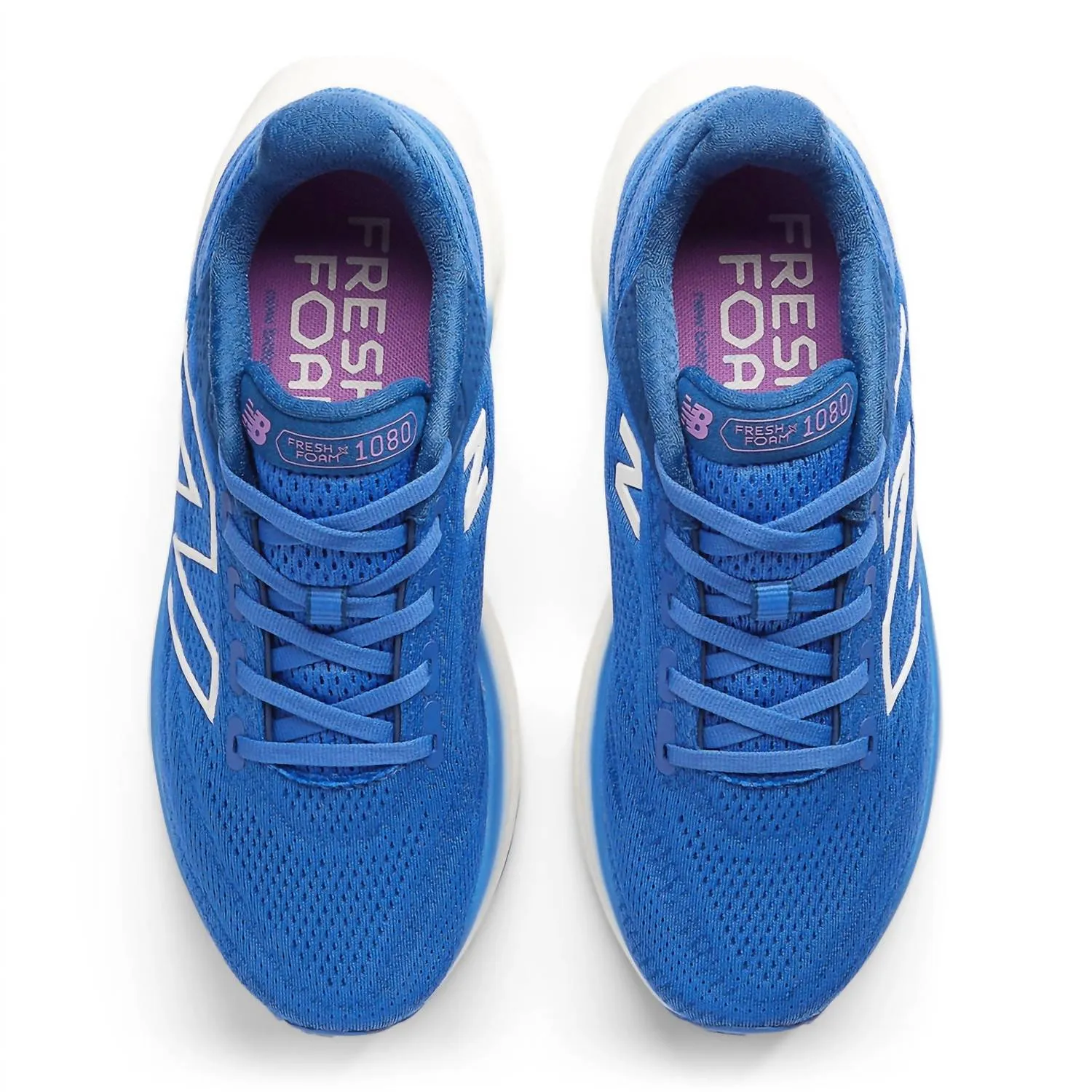 Women's Fresh Foam X 1080V13 Running Shoes In Blue/white
