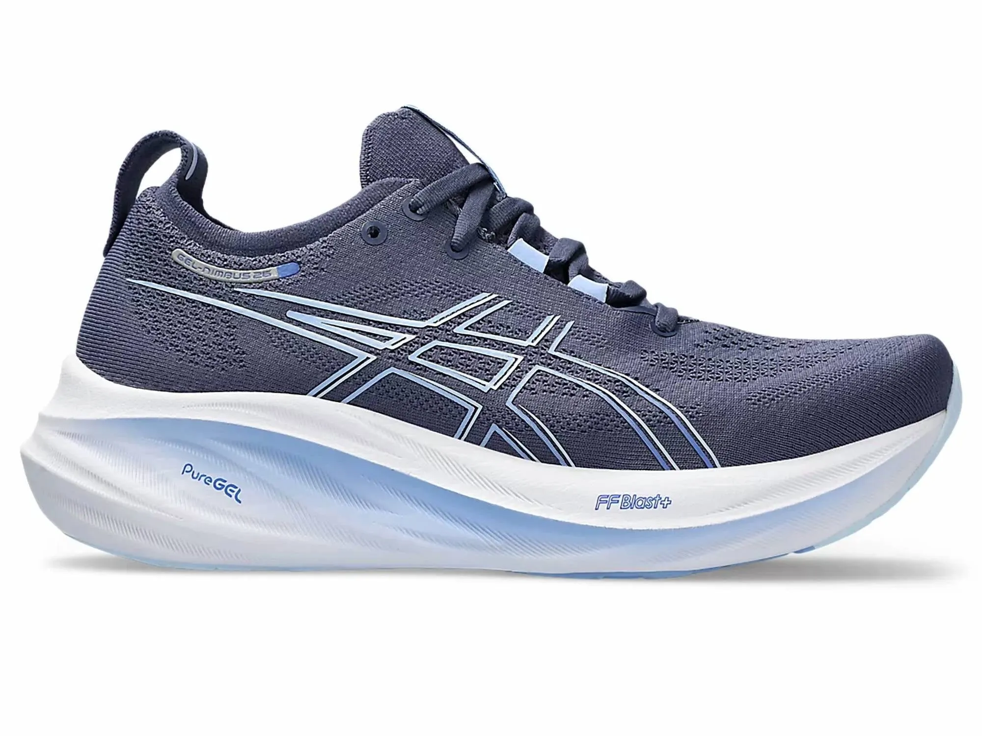 Women's Gel Nimbus 26 Running Shoes In Thunder Blue/sapphire