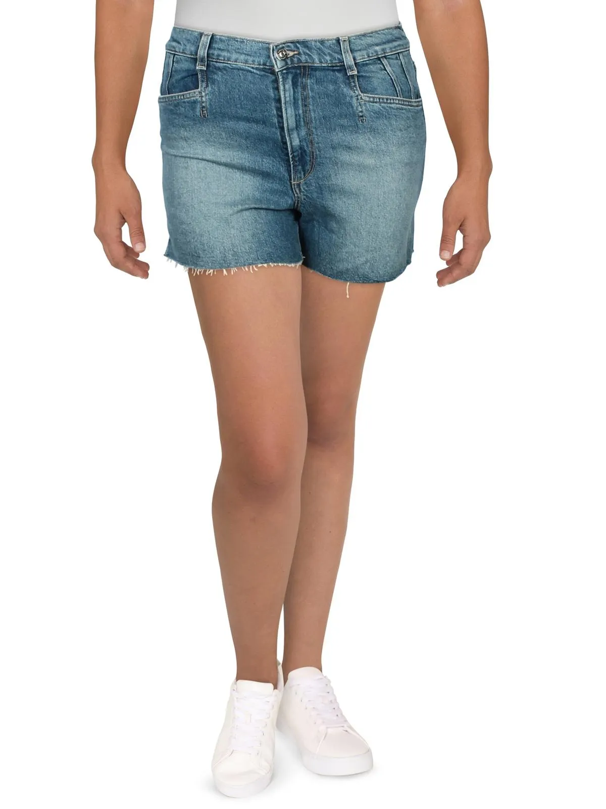 Womens High Rise Short Cutoff Shorts