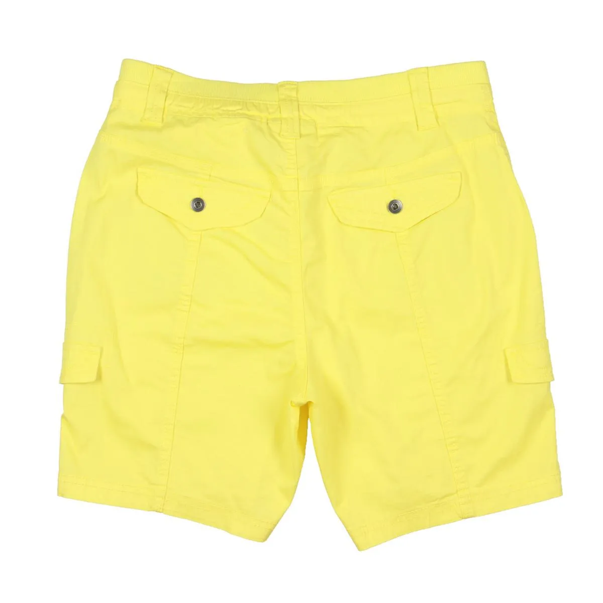 Womens Mid-Rise Tummy Control Cargo Shorts