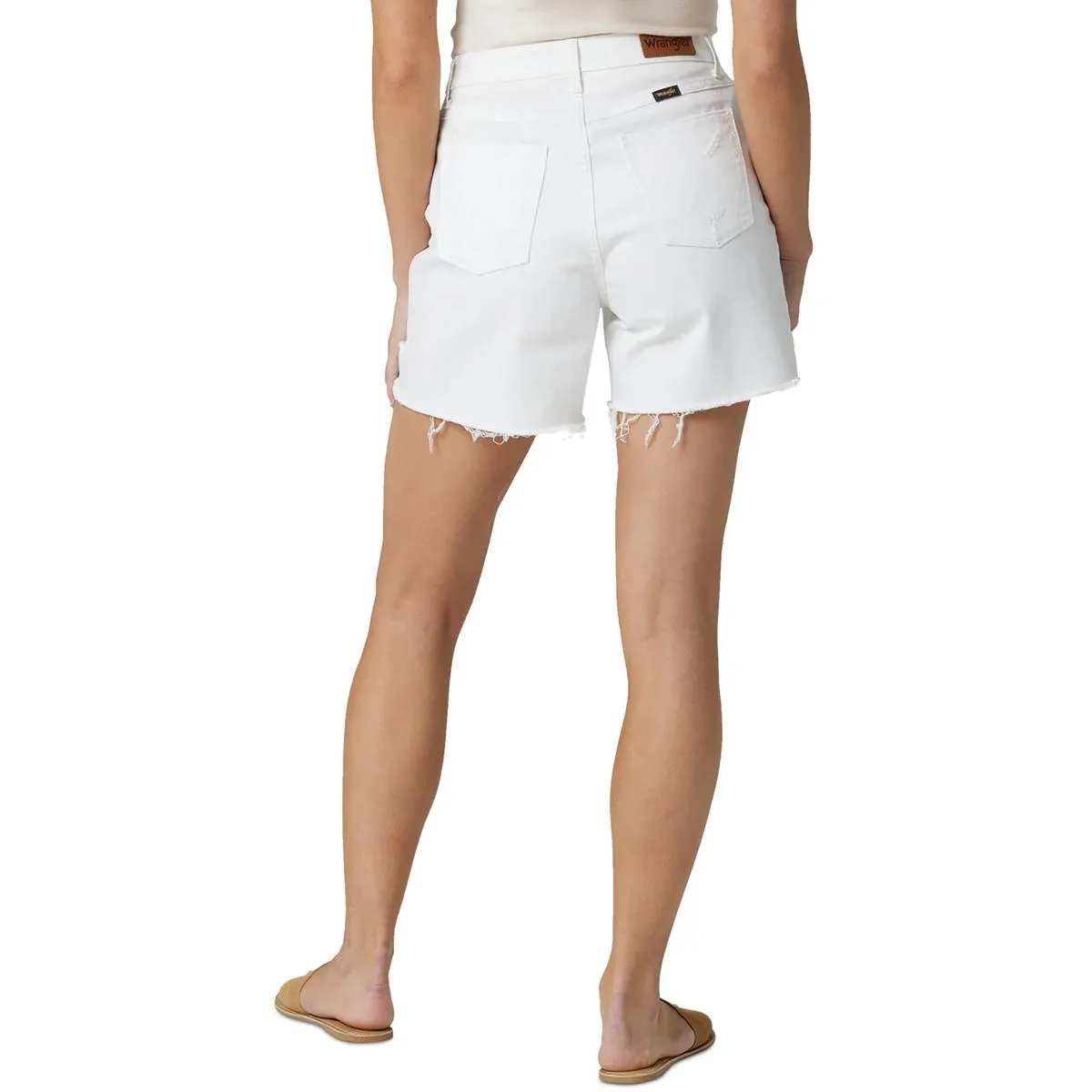 Womens Mini Distressed Denim Shorts