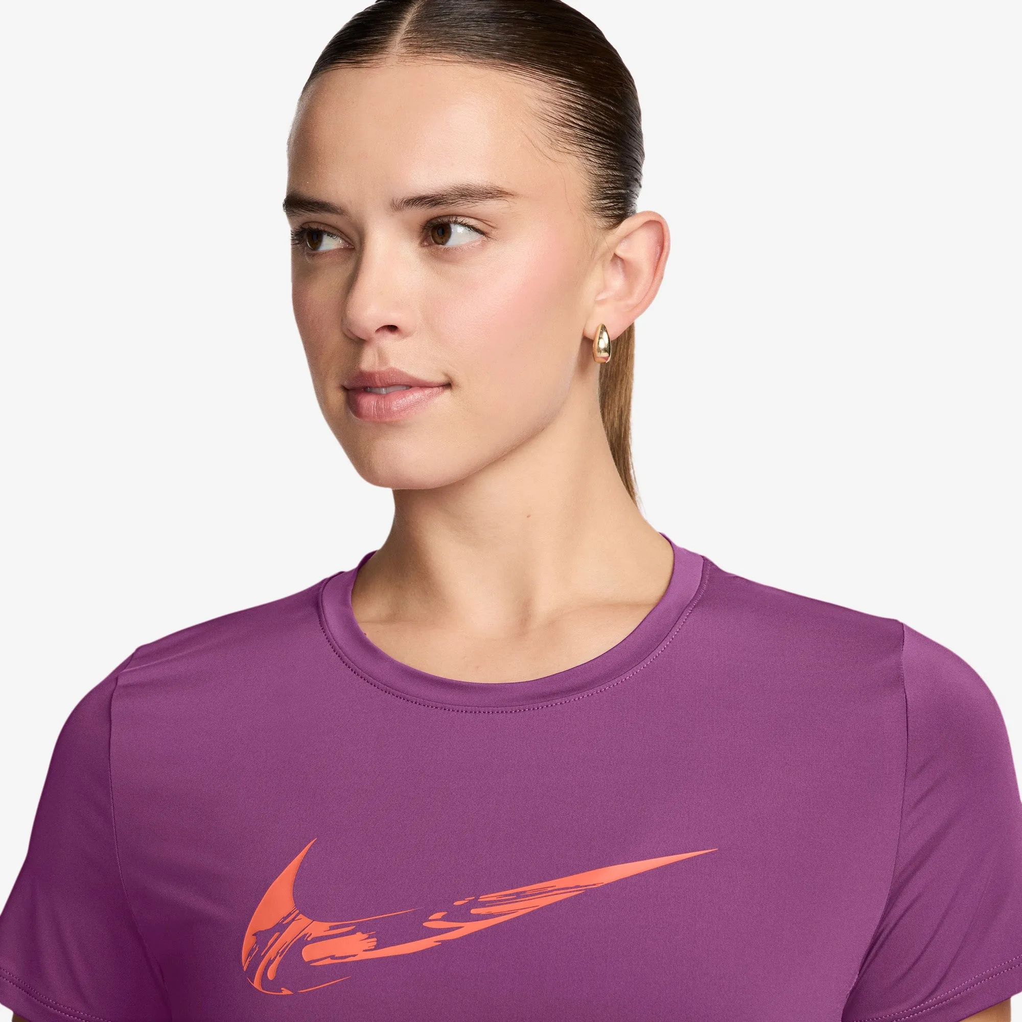 Women's One Dri-FIT Short-Sleeve Graphic Running Top