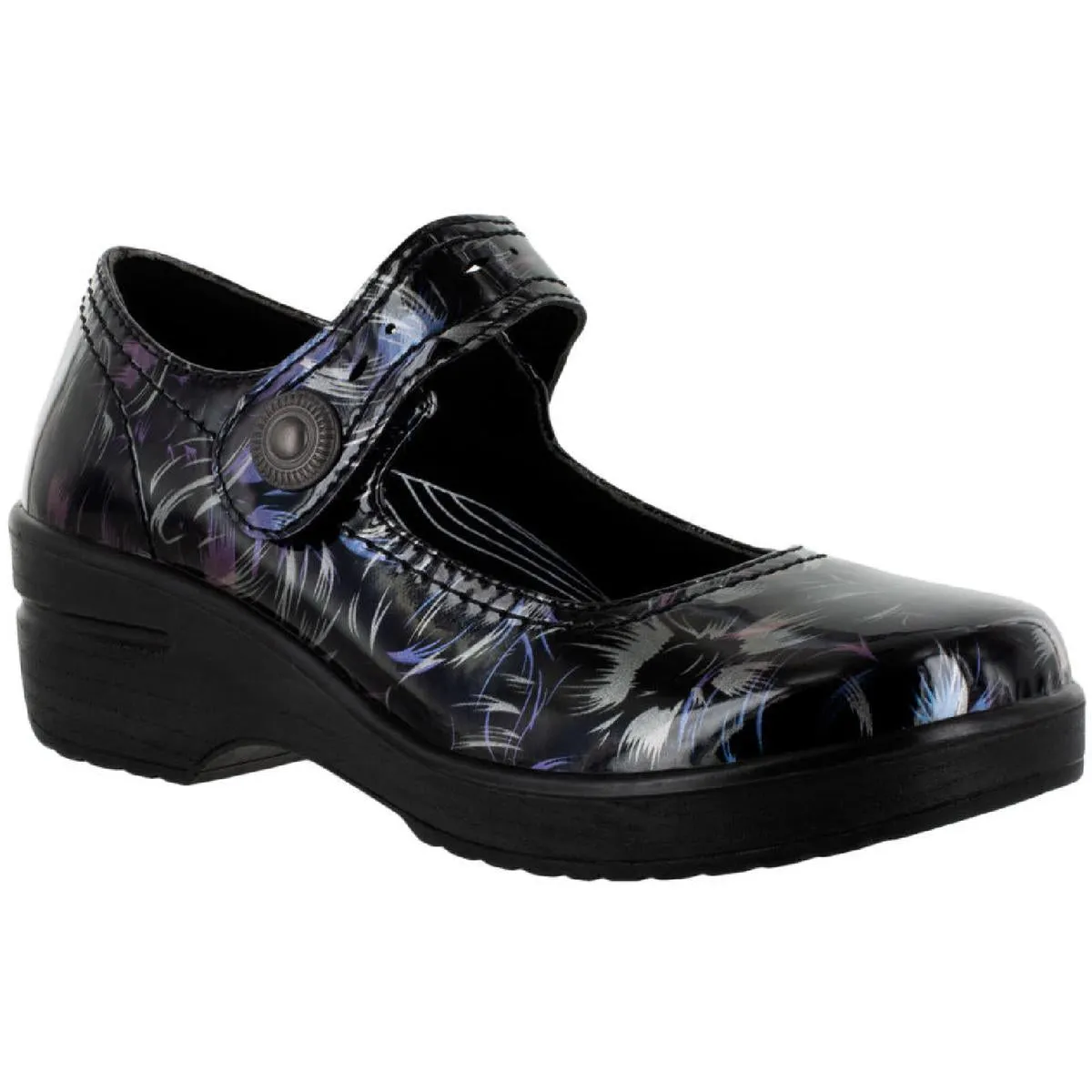 Womens Patent Slip Resistant Work and Safety Shoes