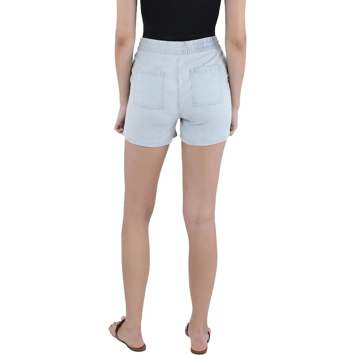 Womens Short Light Wash Casual Shorts