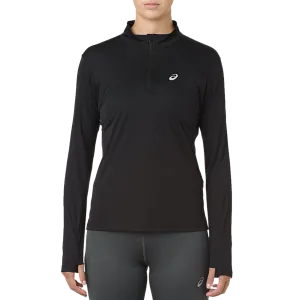 Women's Silver Long Sleeve 1/2 Zip
