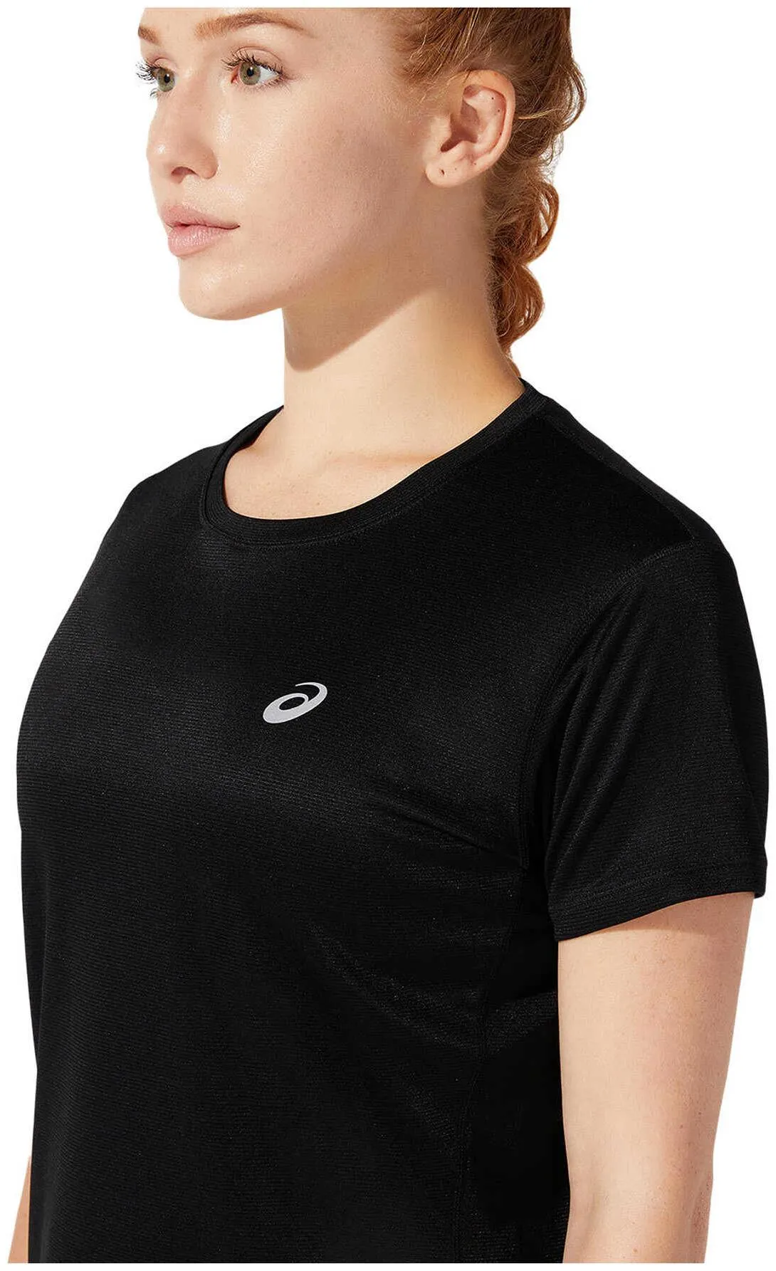 Women's Silver Short Sleeve Top