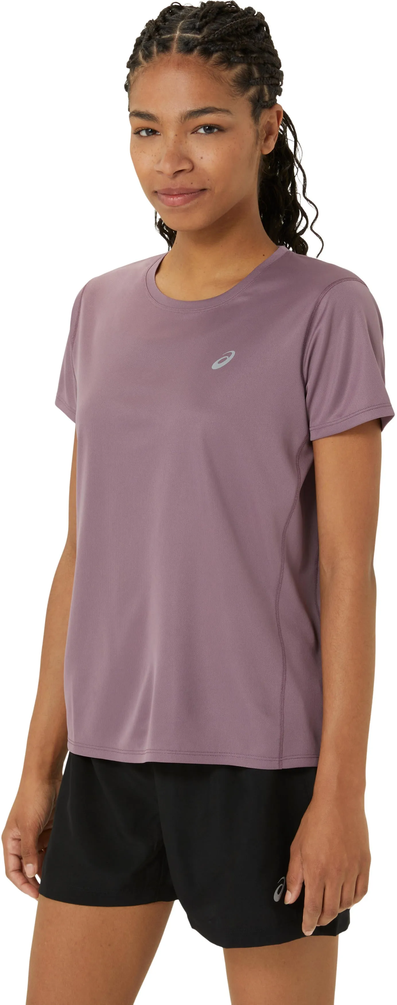 Women's Silver Short Sleeve Top